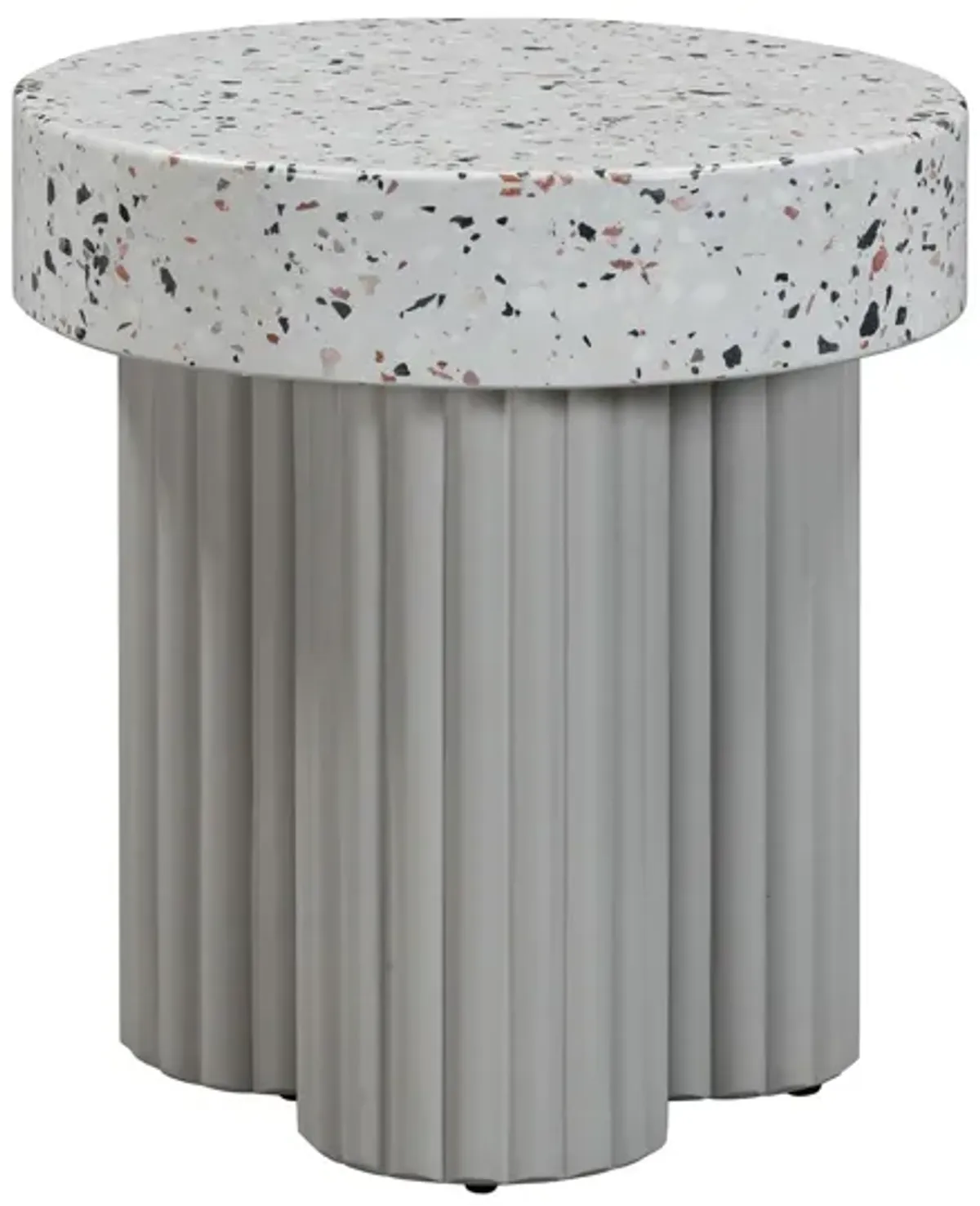 Anchorage Indoor/Outdoor Terazzo Side Table