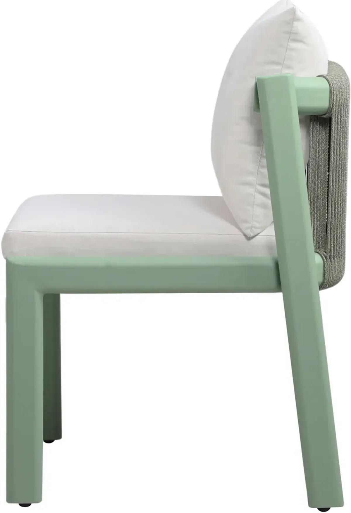 Scottsdale Outdoor Dining Chair - Green/Cream