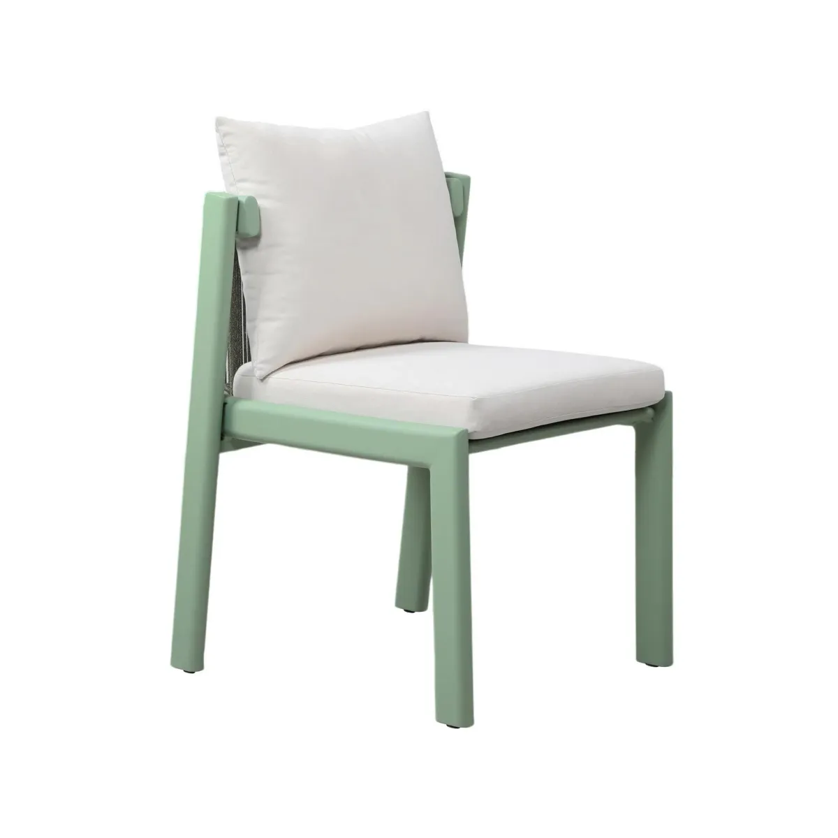 Scottsdale Outdoor Dining Chair - Green/Cream