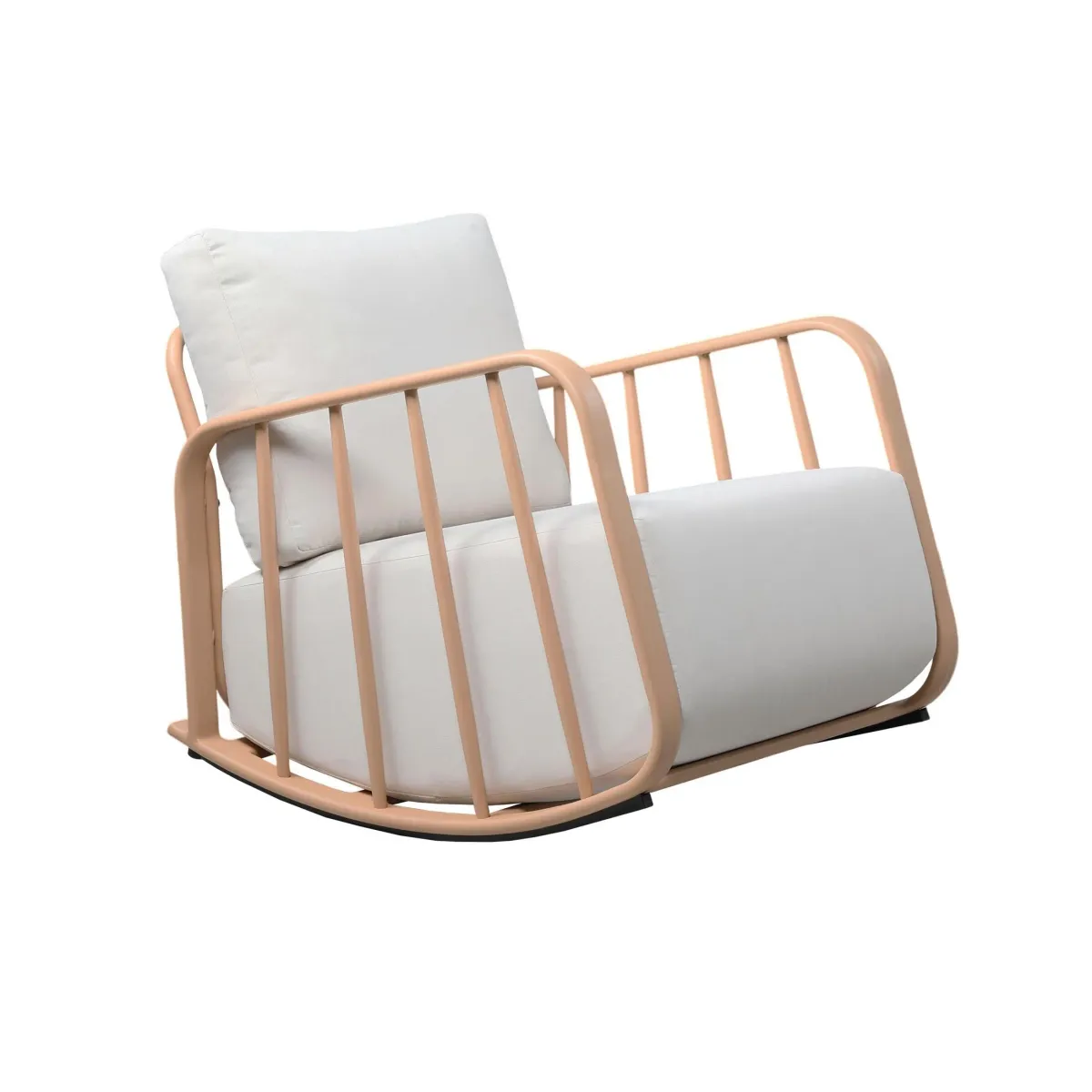 El Paso Outdoor Rocking Chair - Terracotta/Cream