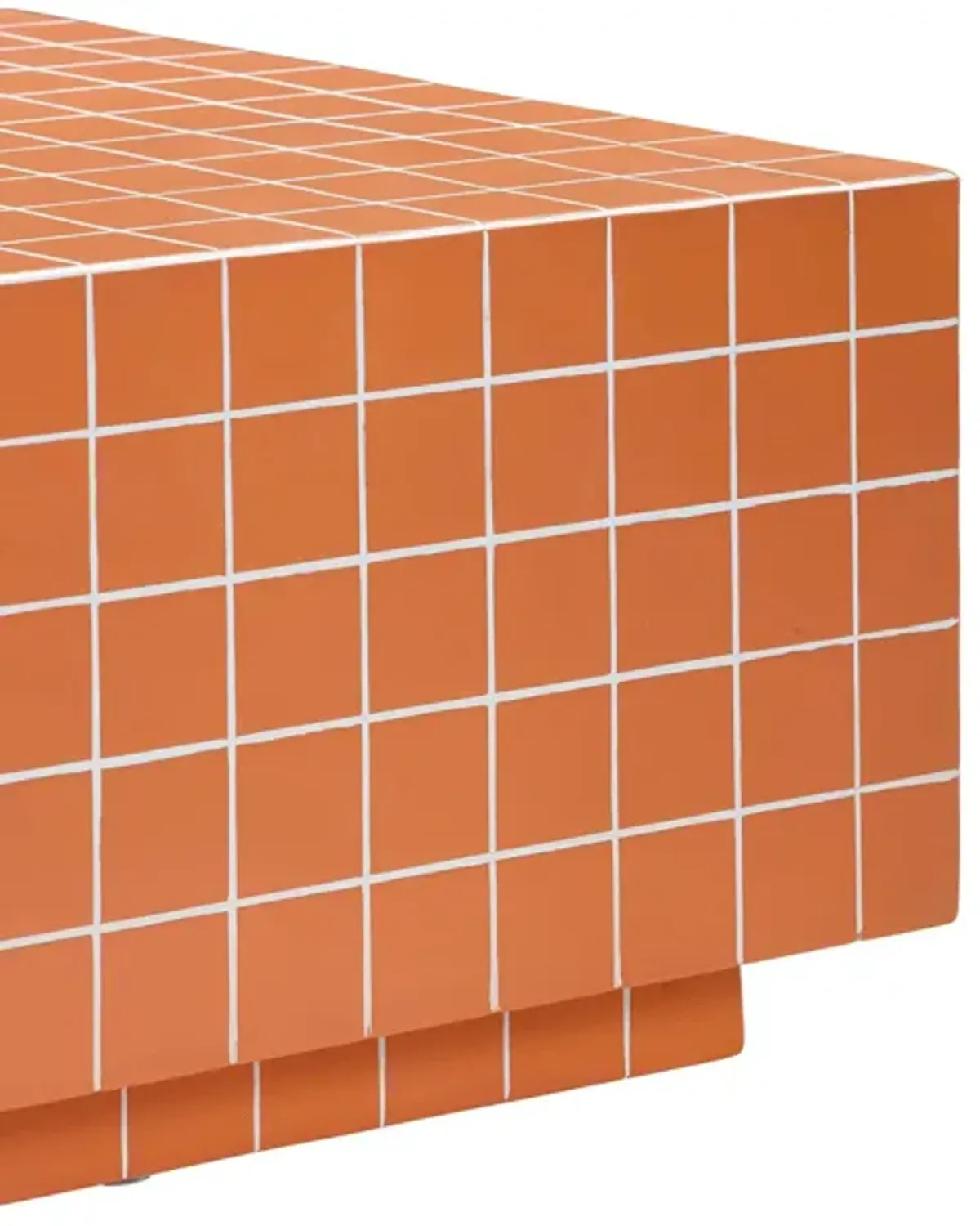 Milwaukee Indoor/Outdoor Coffee Table - Orange