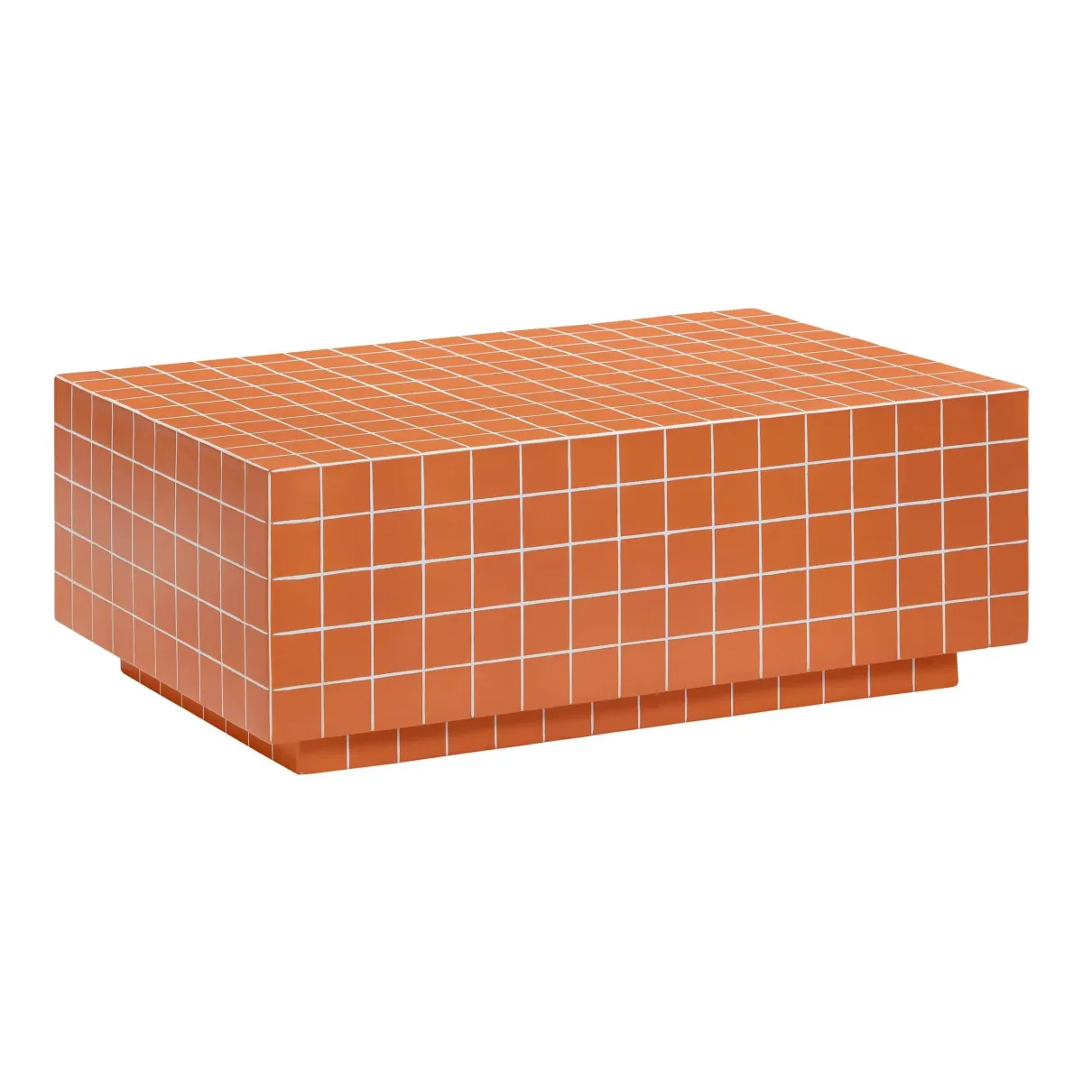 Milwaukee Indoor/Outdoor Coffee Table - Orange