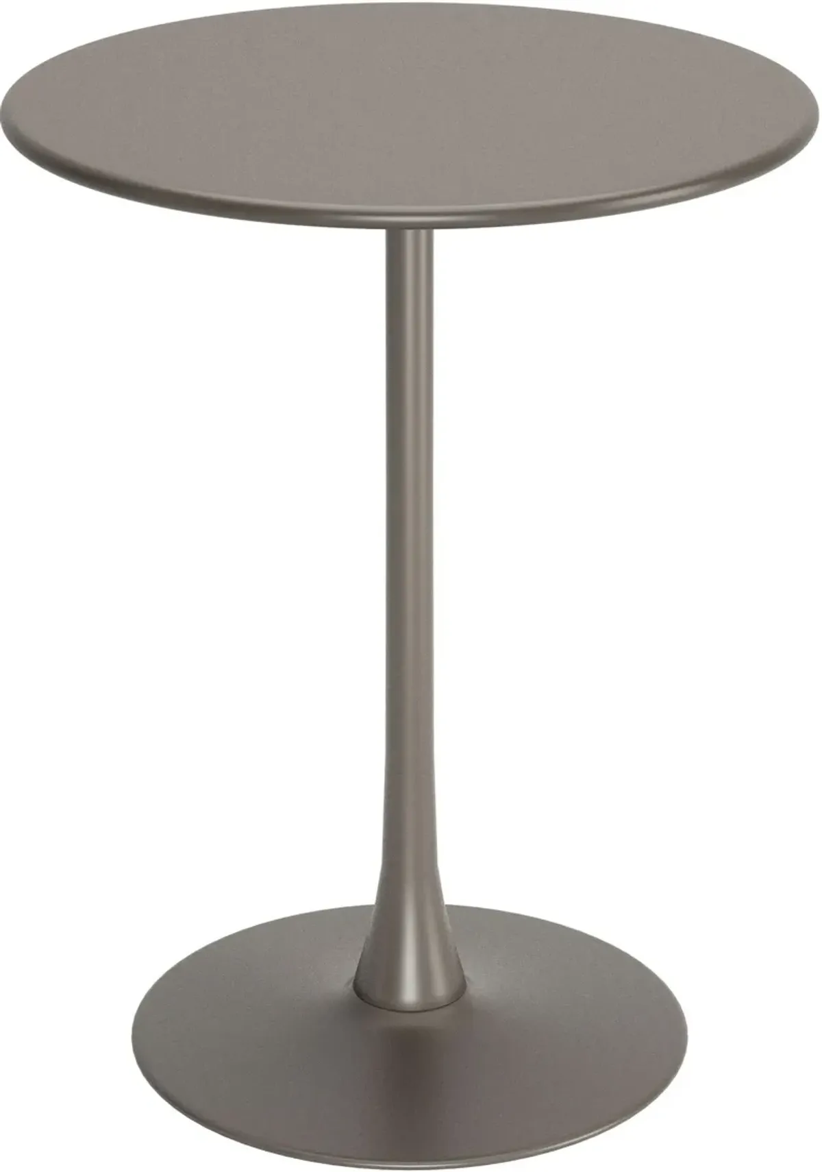 Pinellas Outdoor Round Bar Table - Taupe