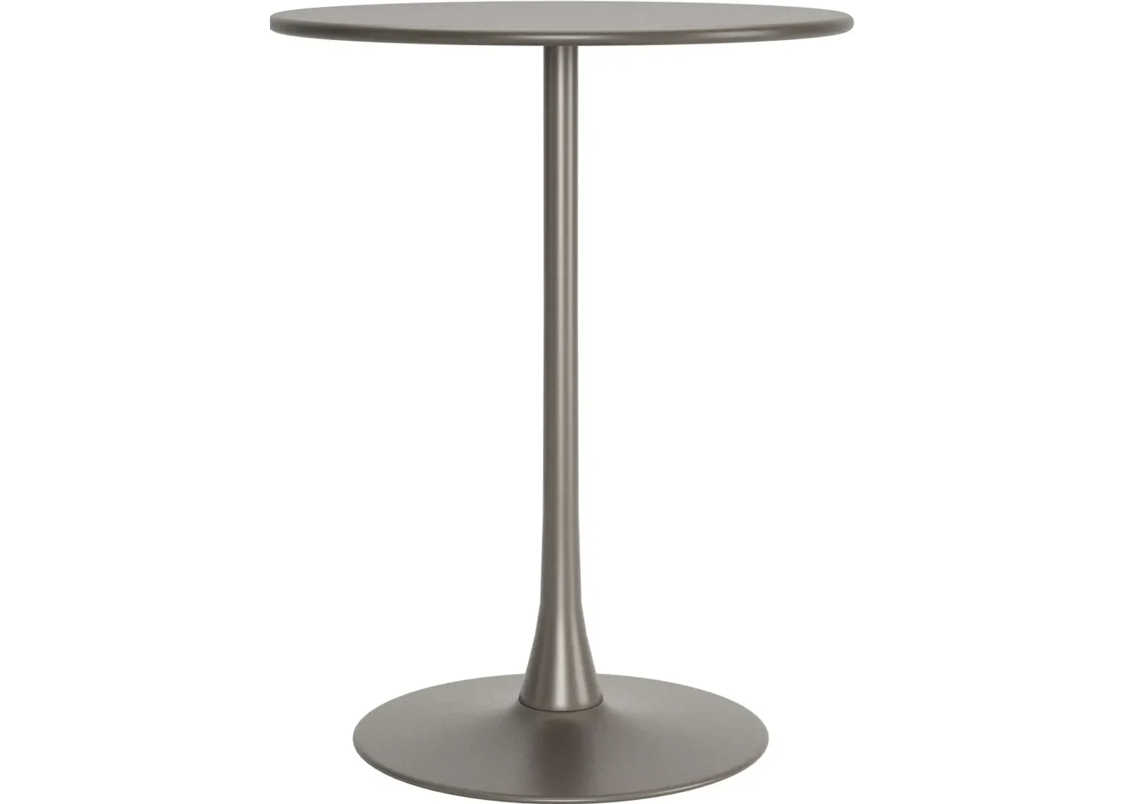 Pinellas Outdoor Round Bar Table - Taupe