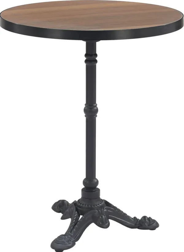 Madeira Outdoor Round Bistro Table - Walnut