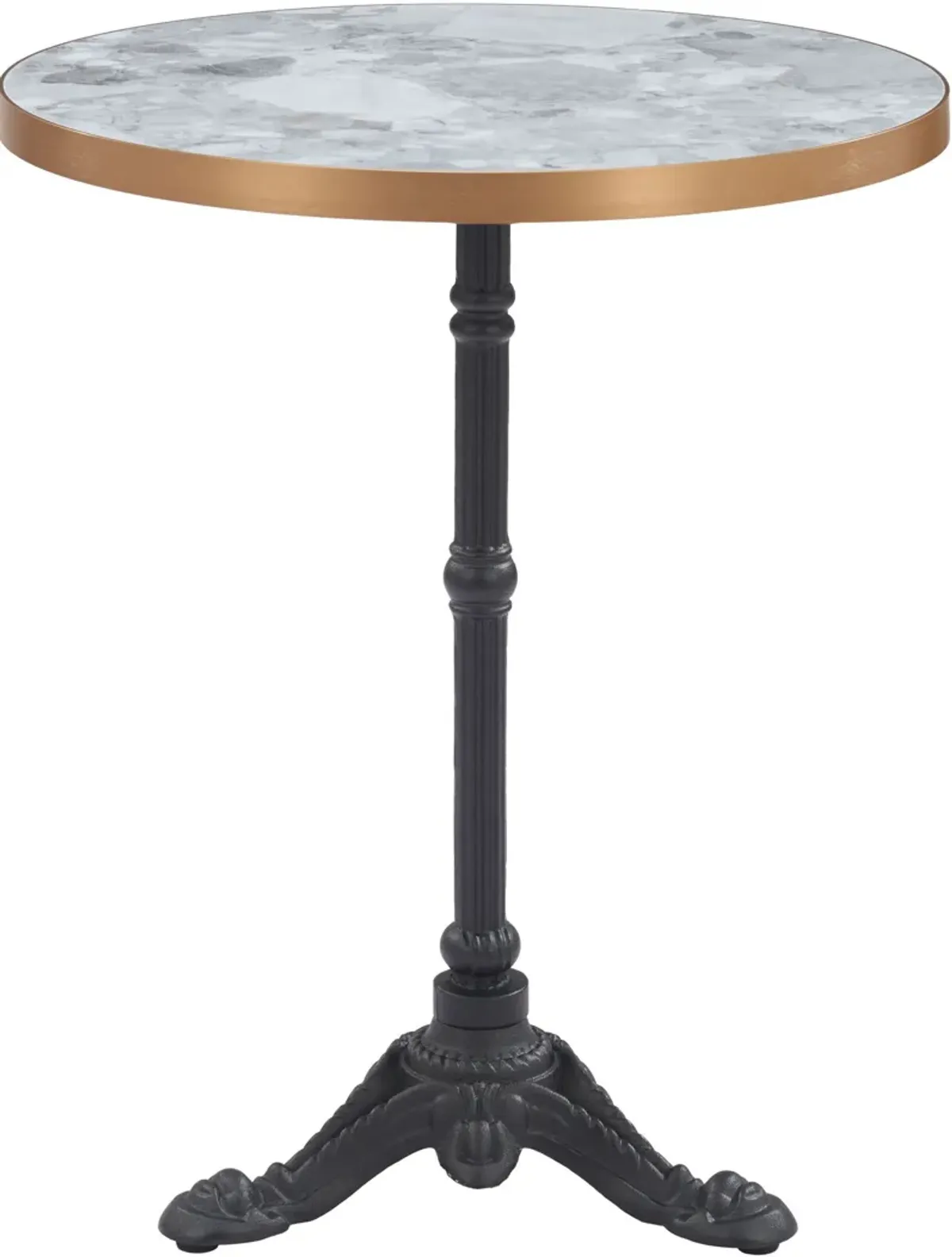 Madeira Outdoor Round Bistro Table - Gray