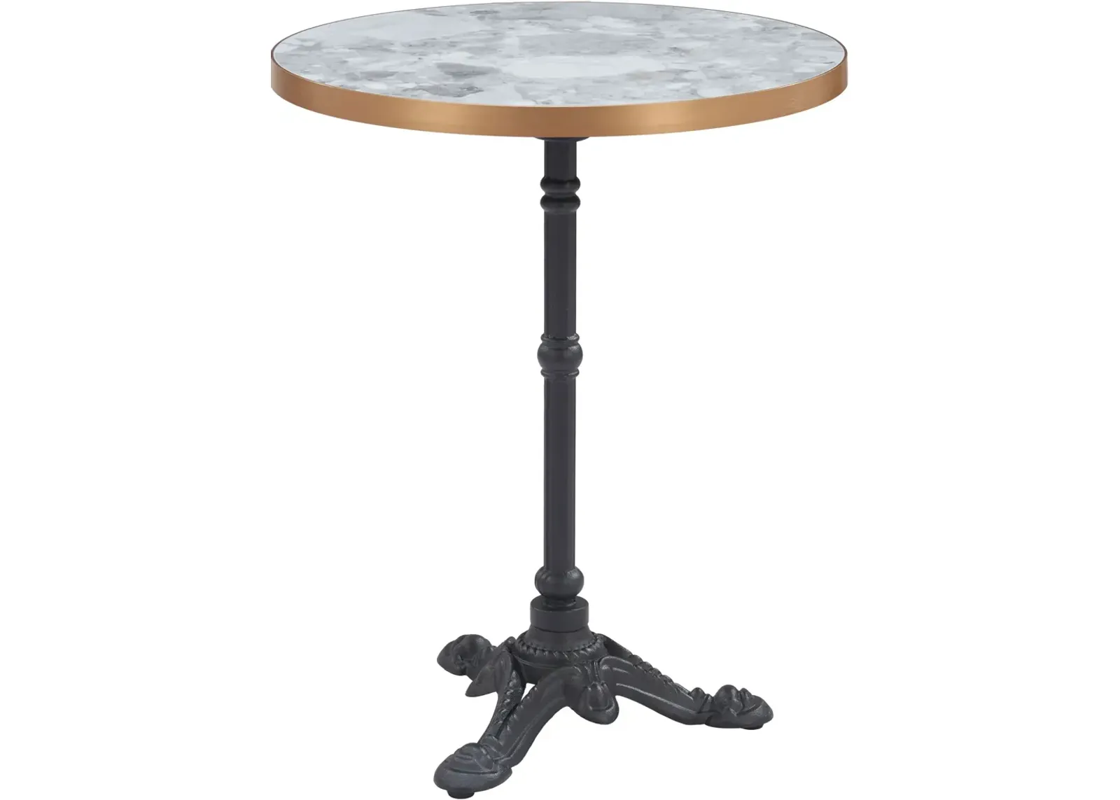 Madeira Outdoor Round Bistro Table - Gray