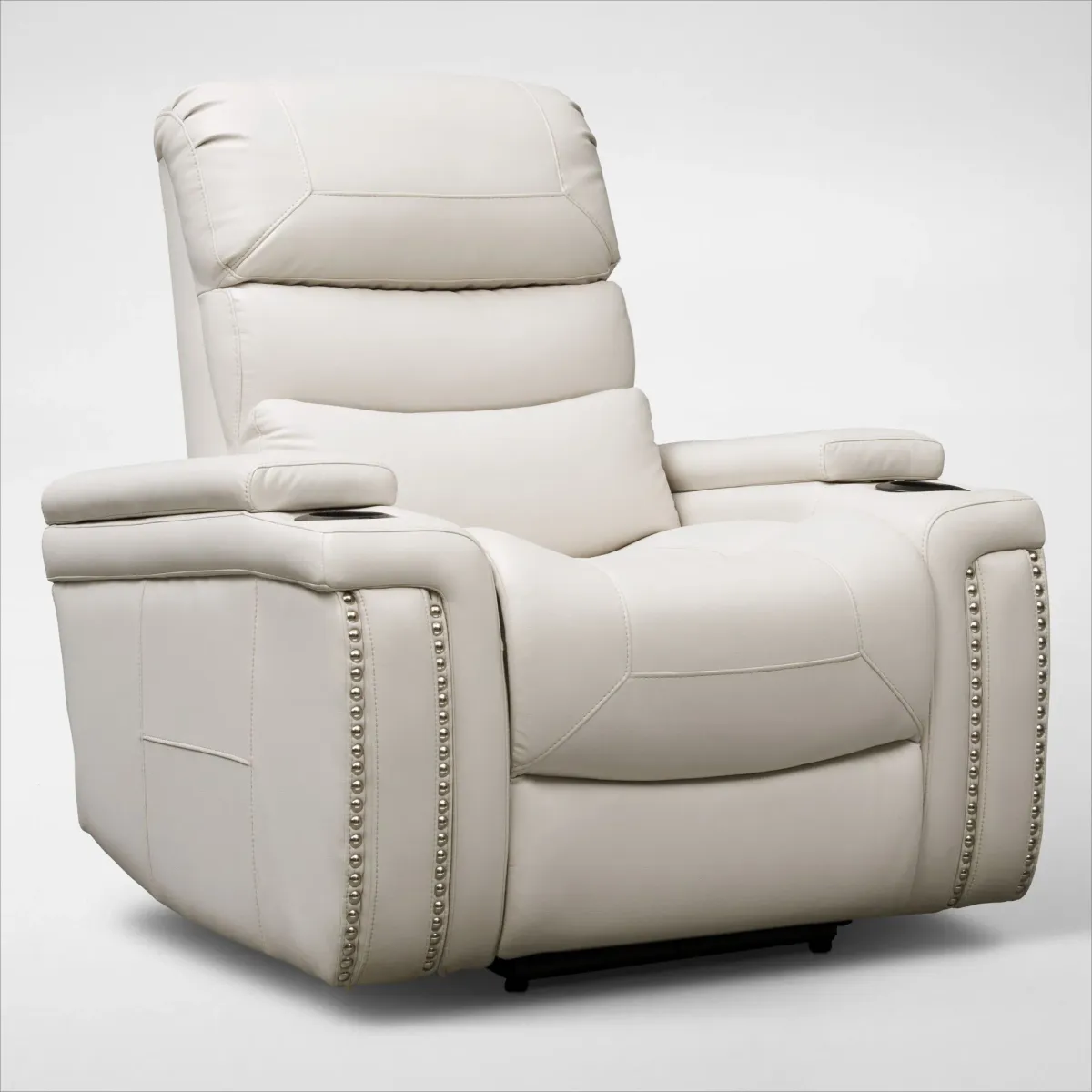 Jackson Triple-Power Reclining Sofa and Recliner Set - Ivory