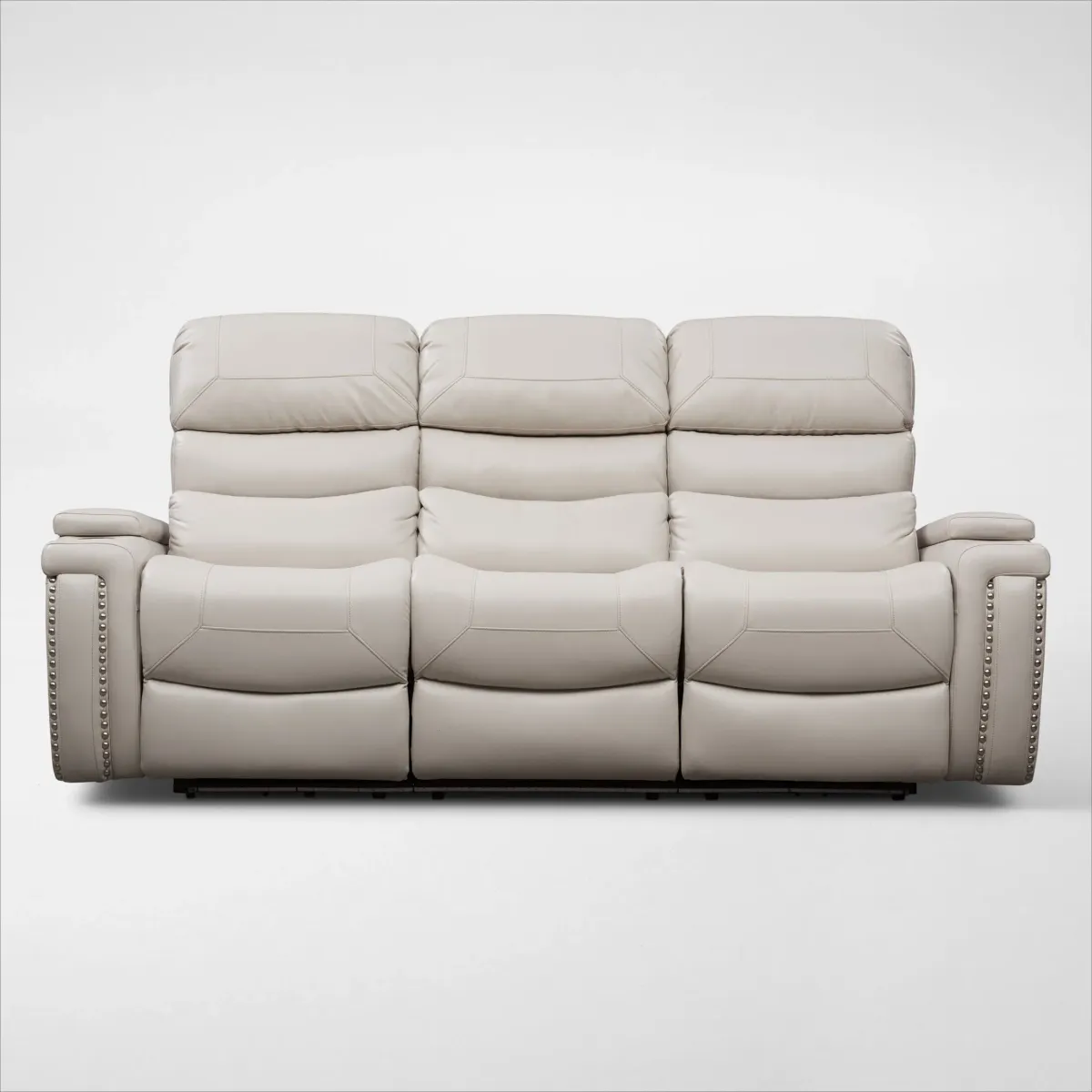 Jackson Triple-Power Reclining Sofa and Recliner Set - Ivory