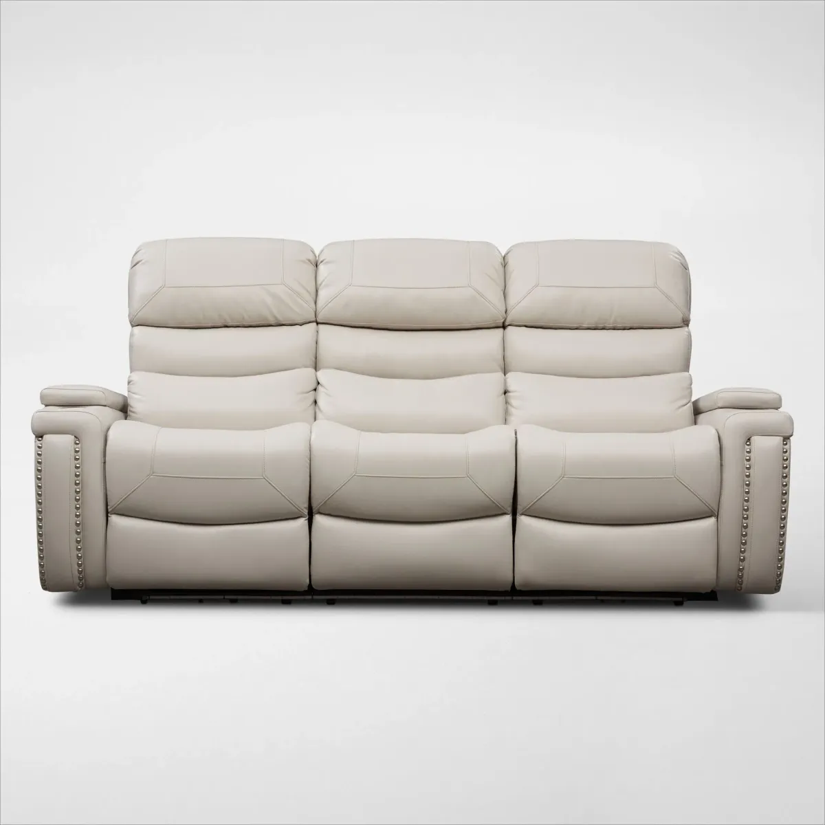 Jackson Manual Reclining Sofa and Recliner Set - Ivory