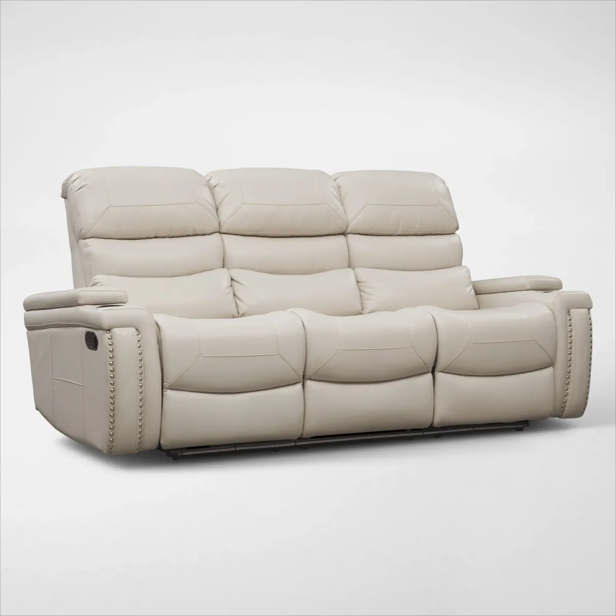 Jackson Manual Reclining Sofa and Recliner Set - Ivory