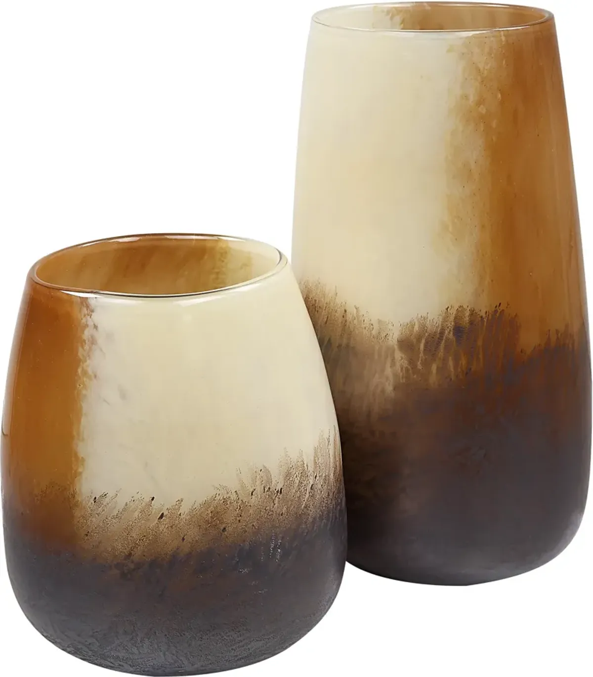 Doutzen Set of 2 Vases - Bronze/Brown