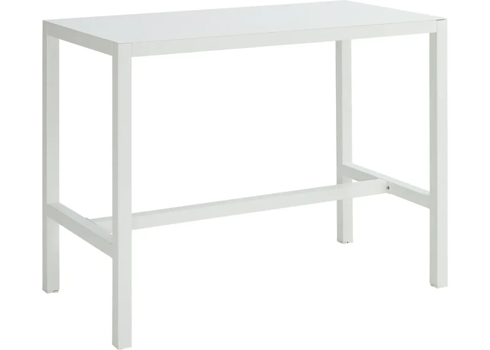 South Hampton Outdoor Bar Table - White