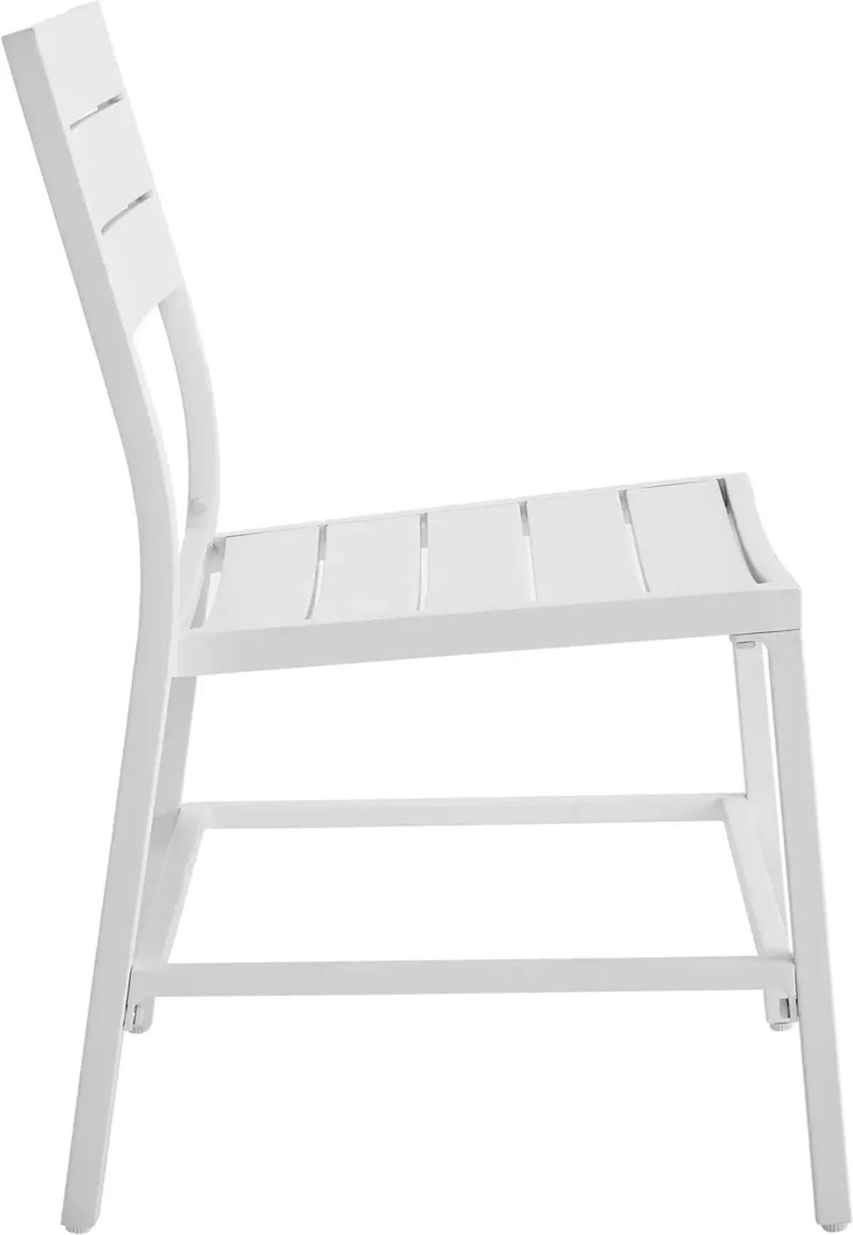 South Hampton Set of 2 Outdoor Dining Chairs - White