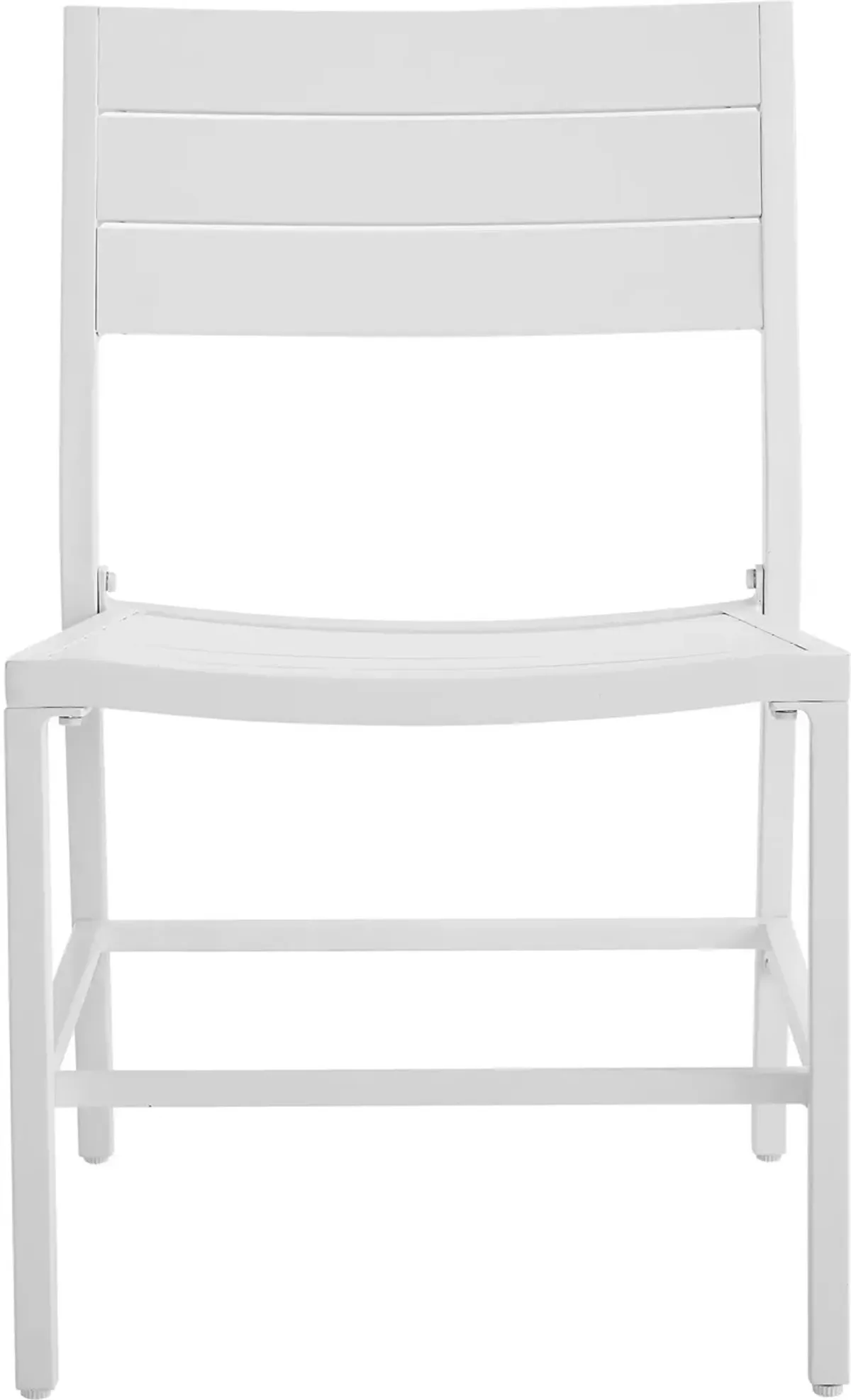 South Hampton Set of 2 Outdoor Dining Chairs - White