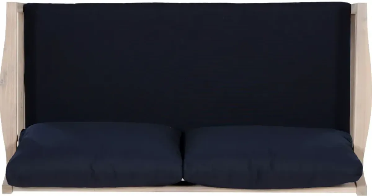 Annotto Bay Outdoor Sofa - Blue/Natural