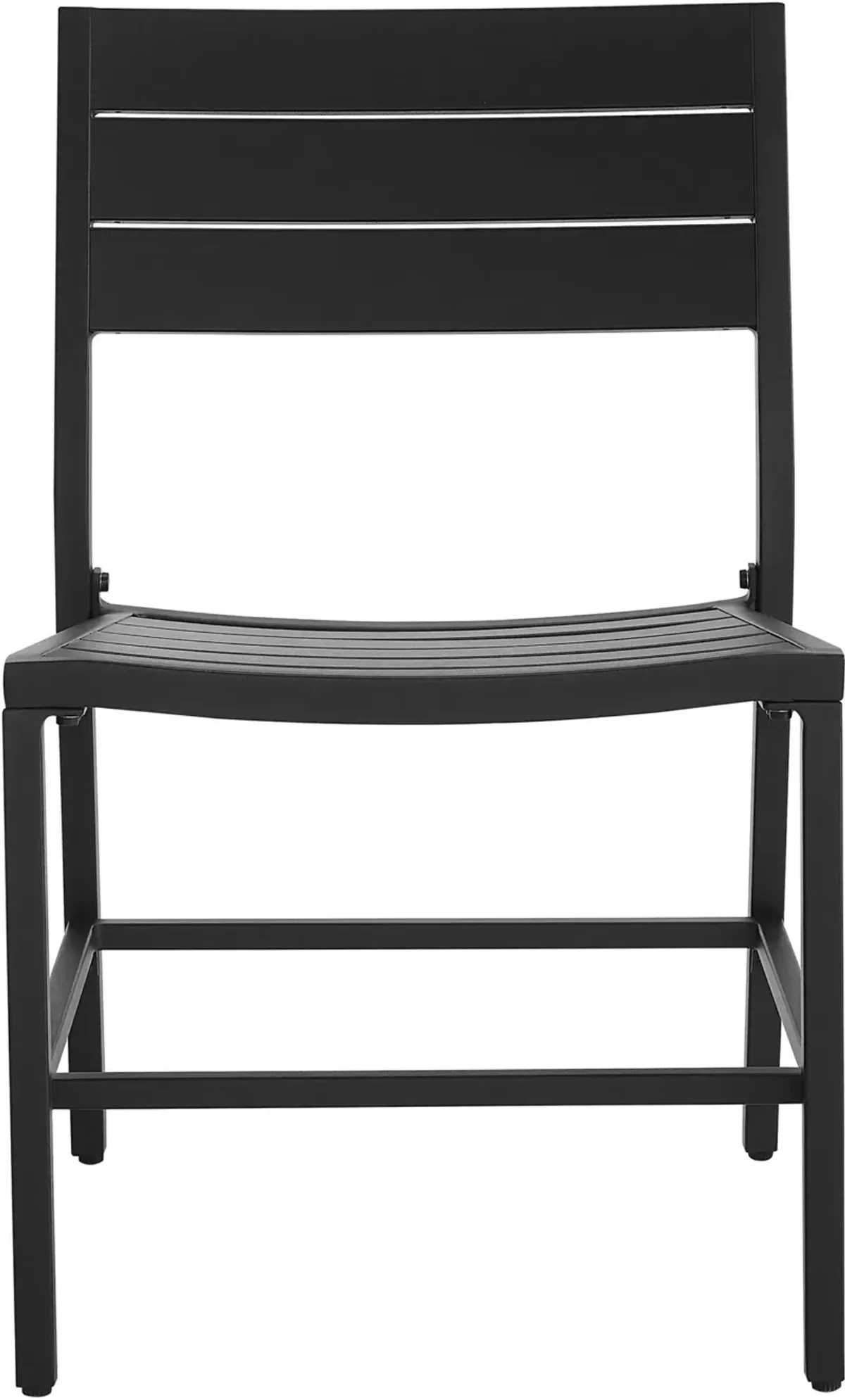 South Hampton Set of 2 Outdoor Dining Chairs - Black