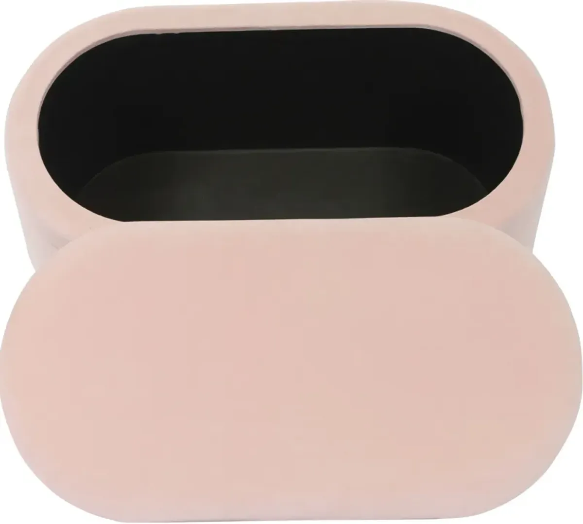 Sanja Upholstered Storage Bench - Blush