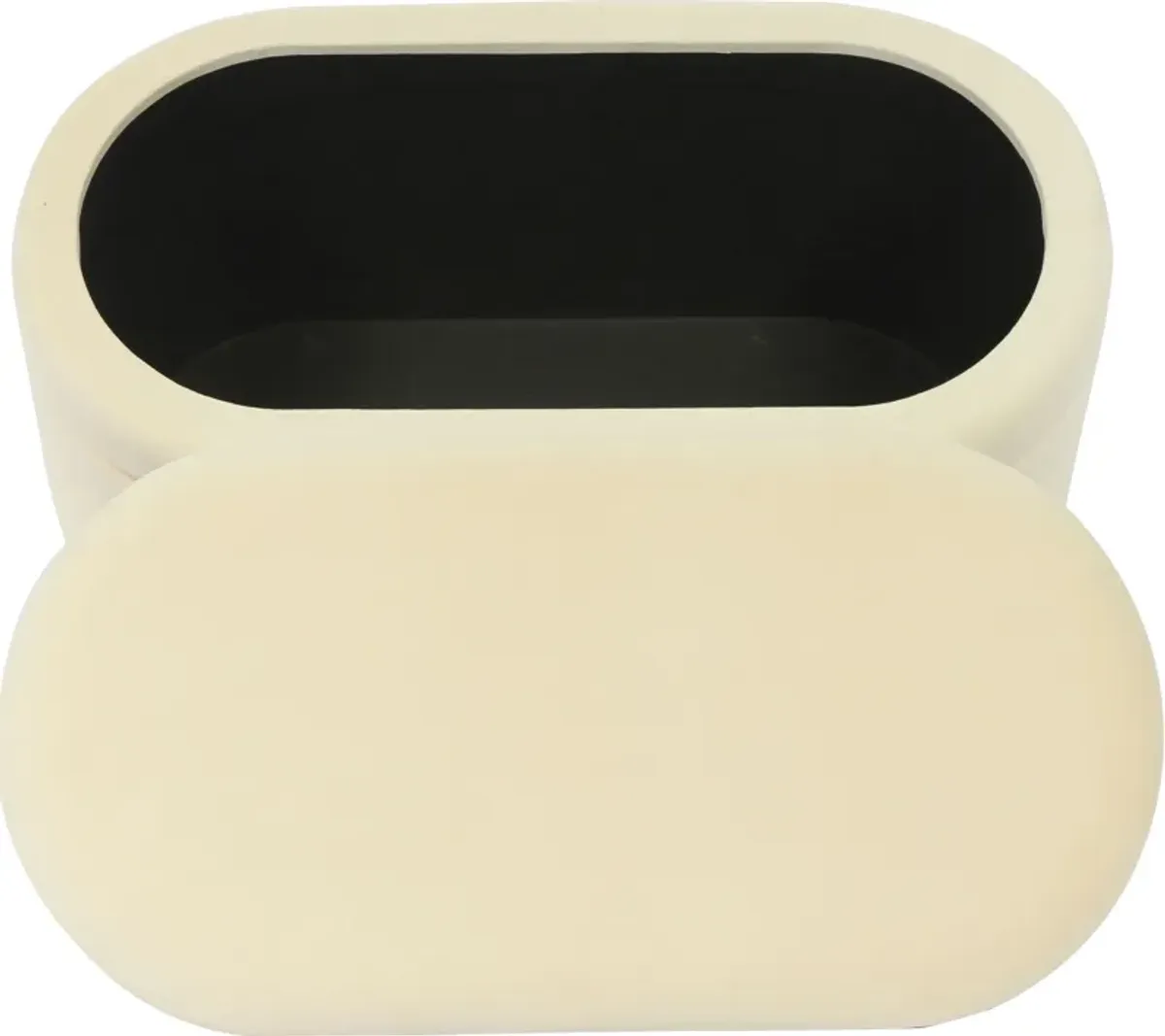 Sanja Upholstered Storage Bench - Cream