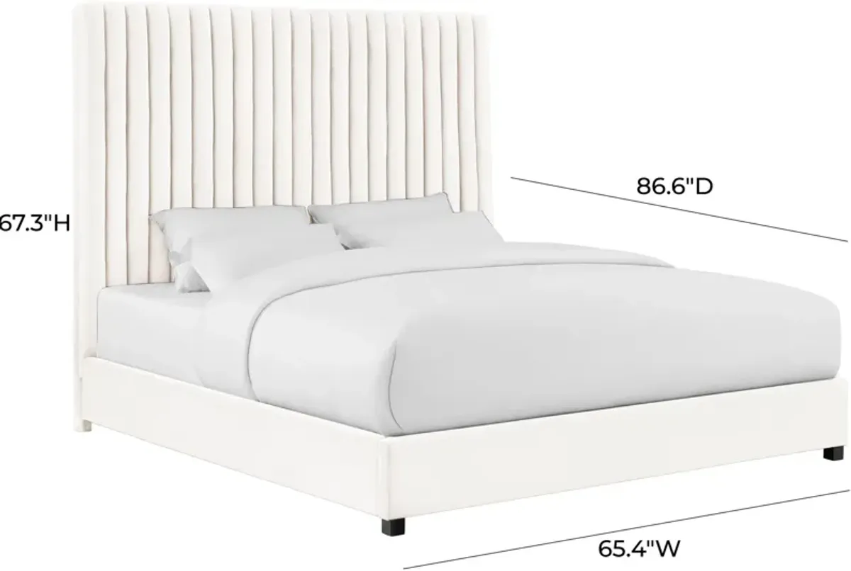 Michel Upholstered Platform Queen Bed