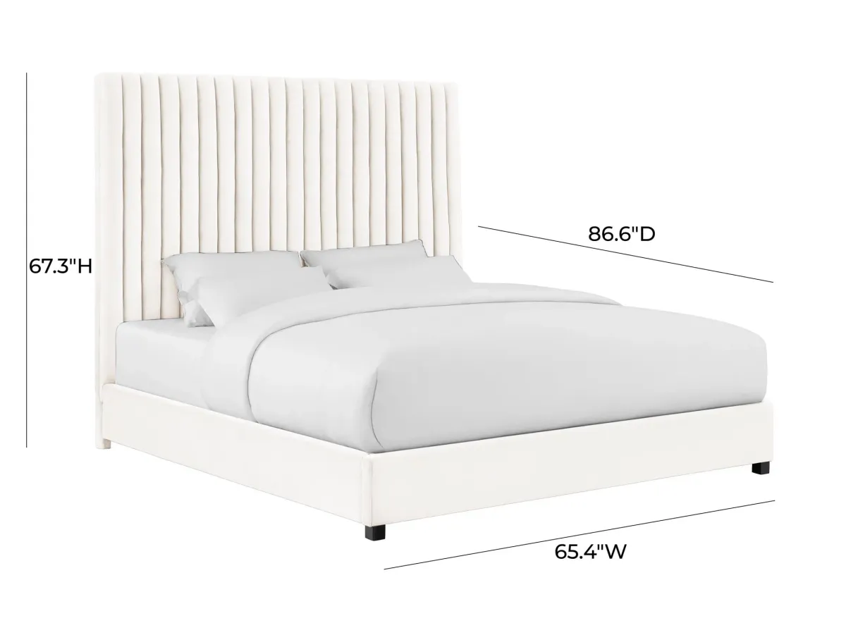 Michel Upholstered Platform Queen Bed