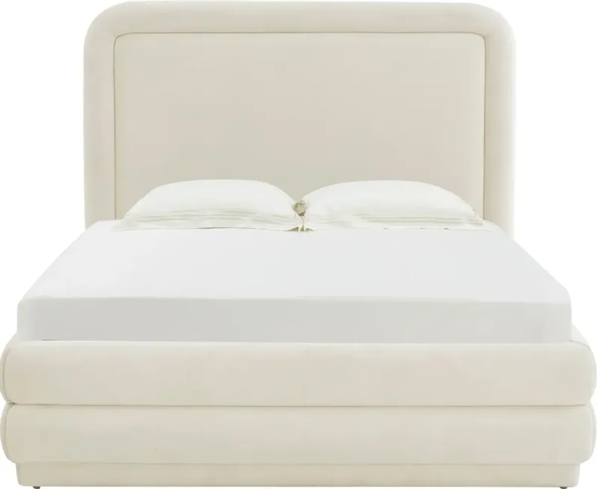 Muna Upholstered Platform Queen Bed