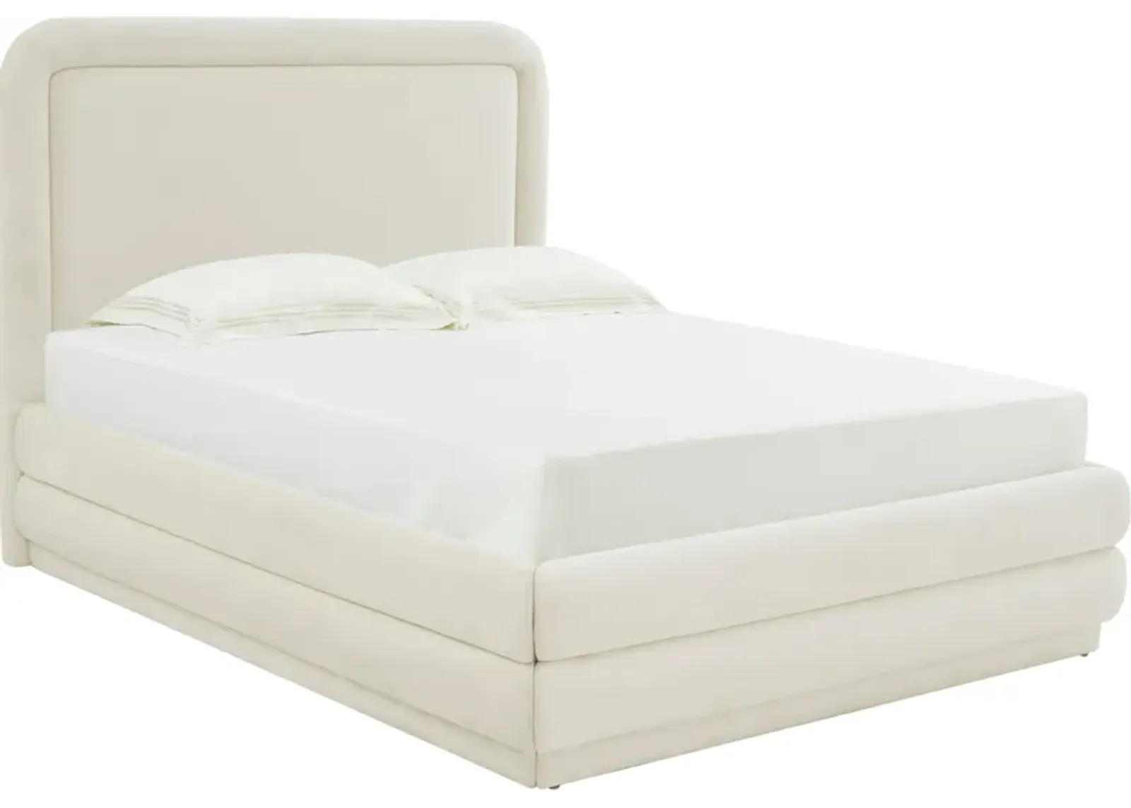 Muna Upholstered Platform Queen Bed