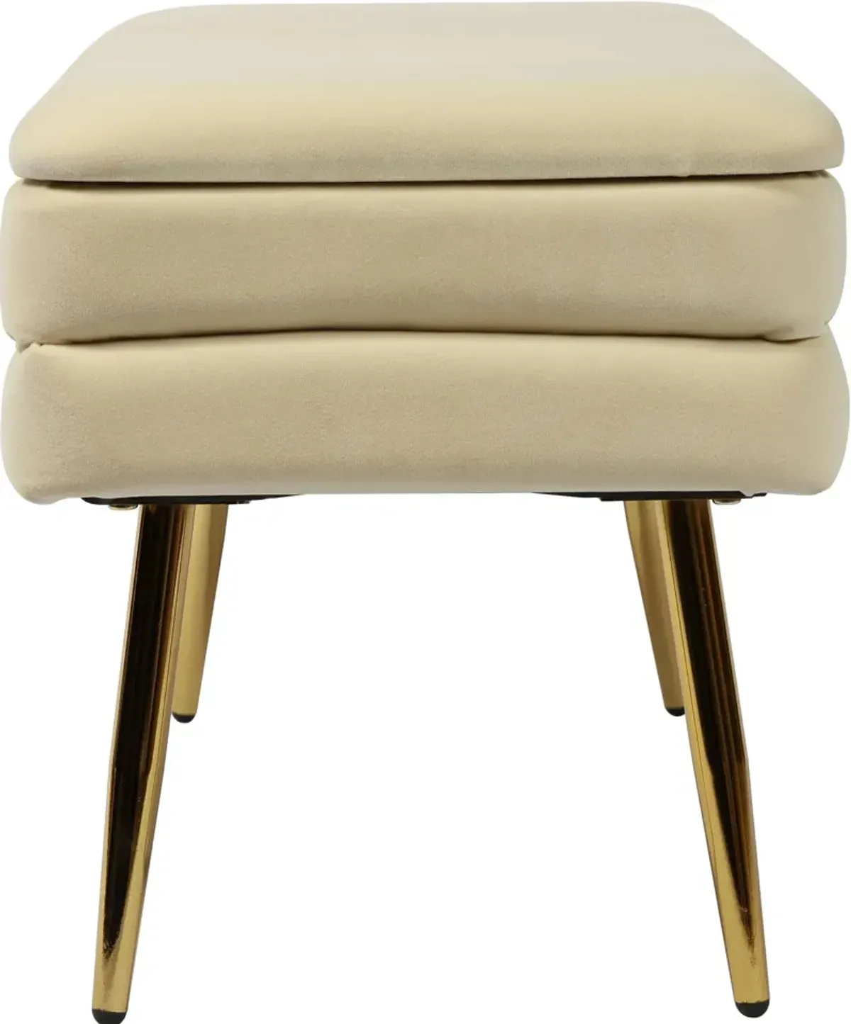 Sadira Upholstered Storage Bench - Cream