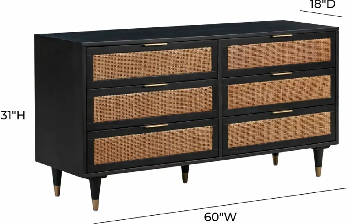 Almos 6-Drawer Dresser