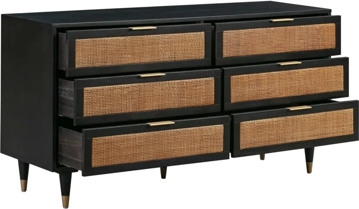 Almos 6-Drawer Dresser