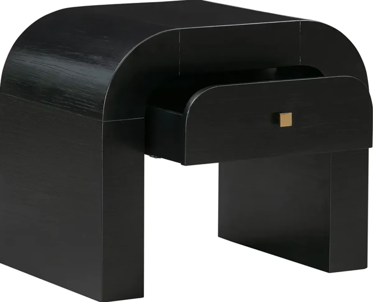 Laverne Nightstand - Black