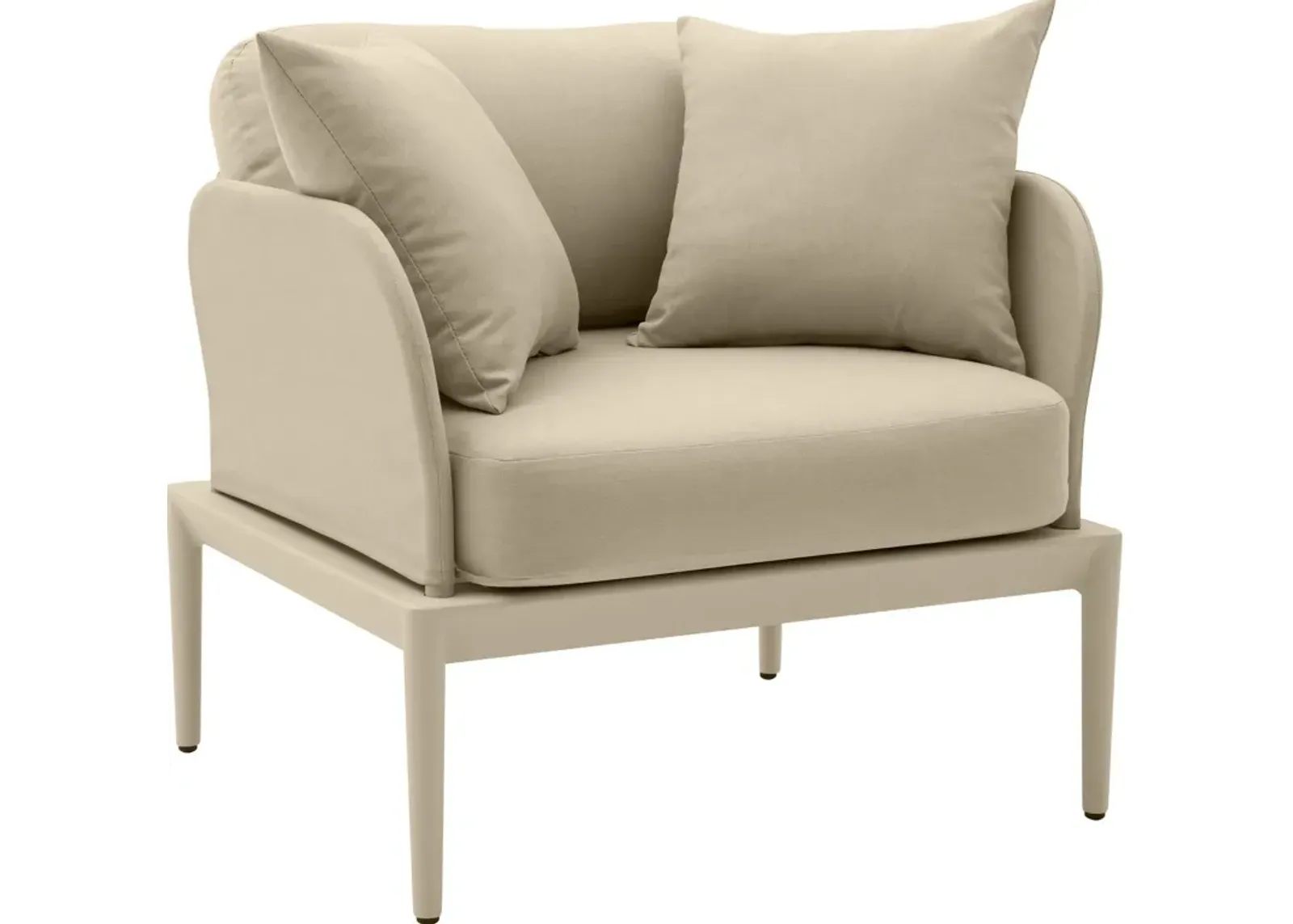 Vancouver Outdoor Lounge Chair - Taupe