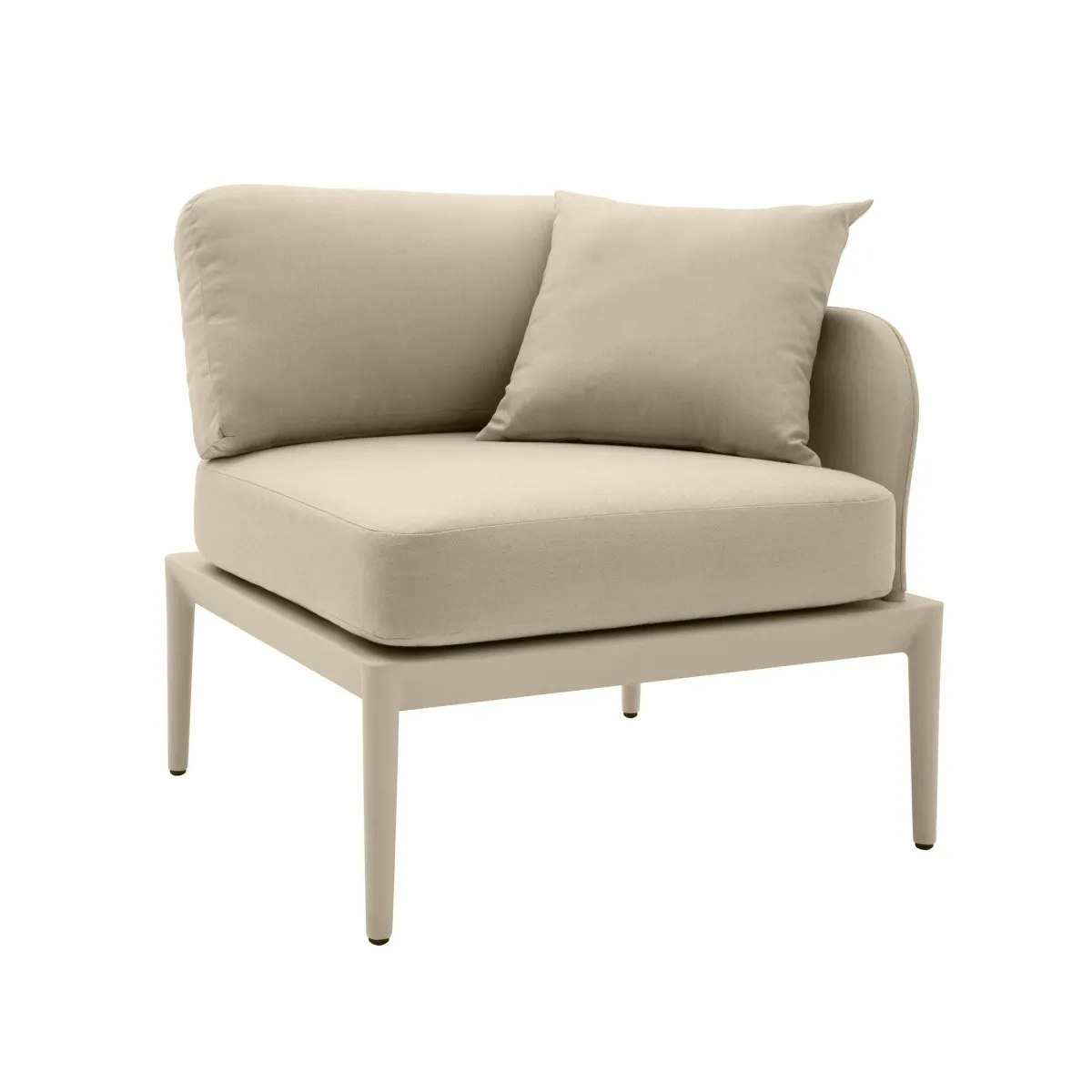 Vancouver Outdoor Right Arm Facing Chair - Taupe