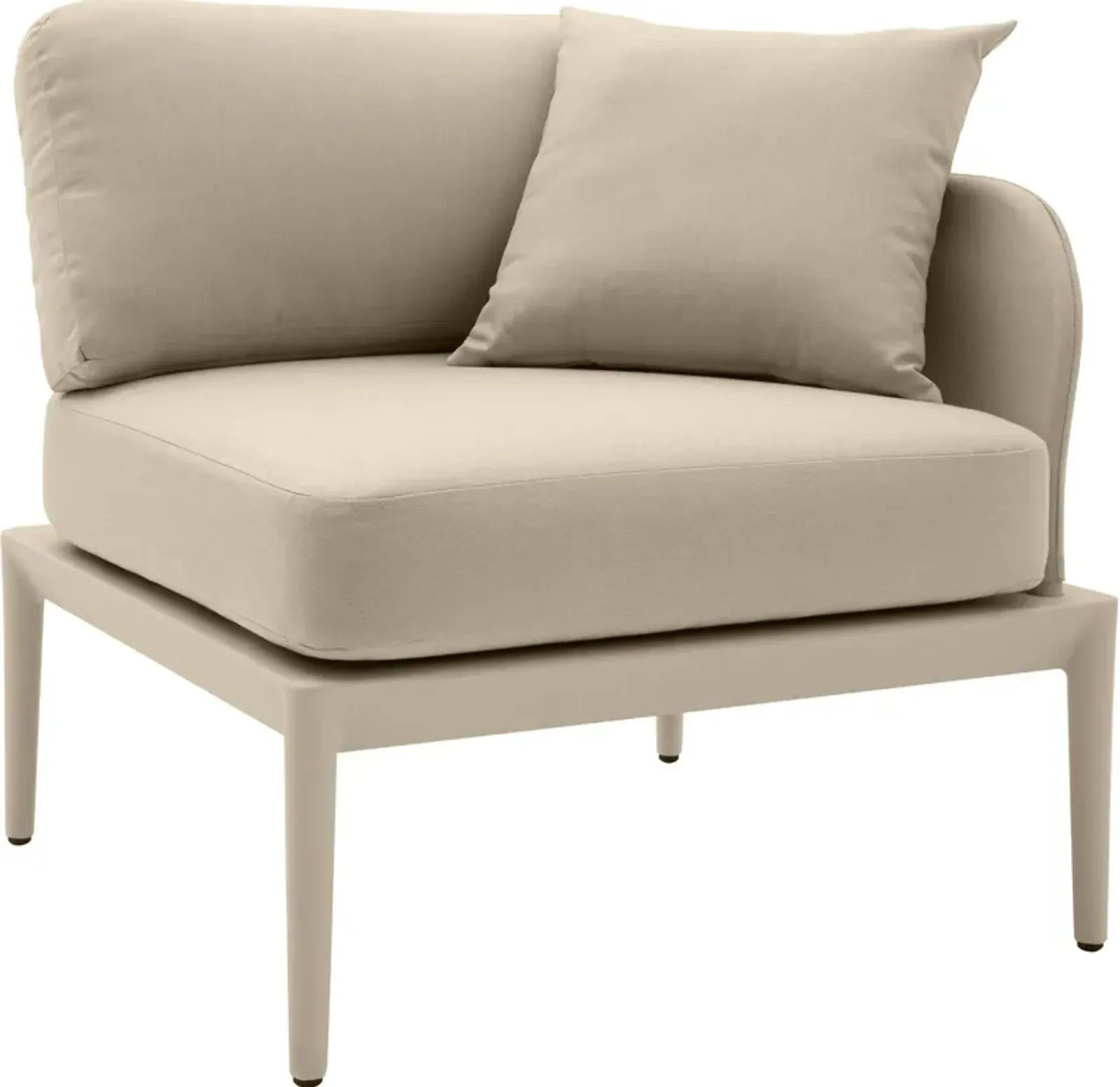 Vancouver Outdoor Right Arm Facing Chair - Taupe