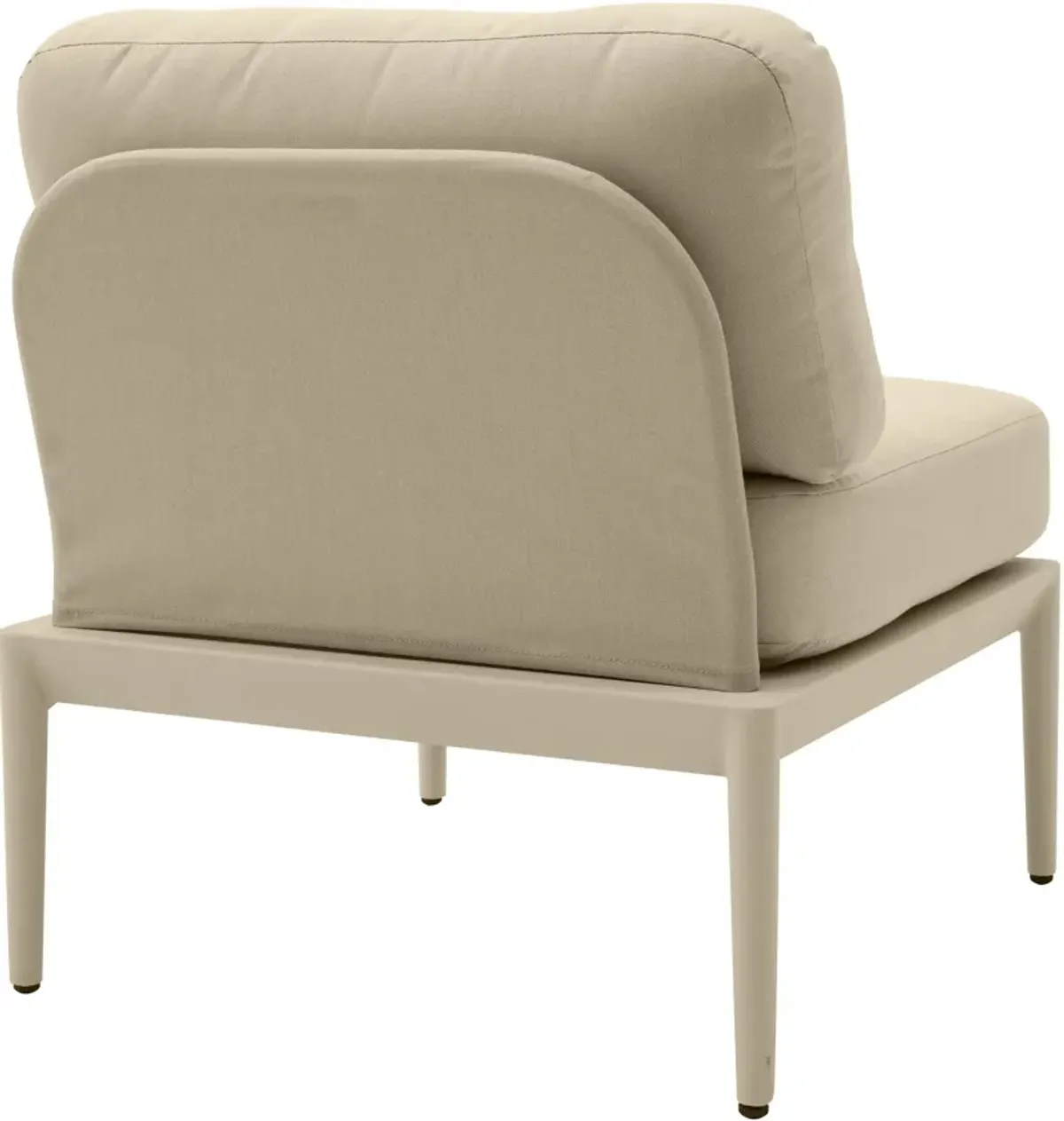 Vancouver Outdoor Armless Chair - Taupe