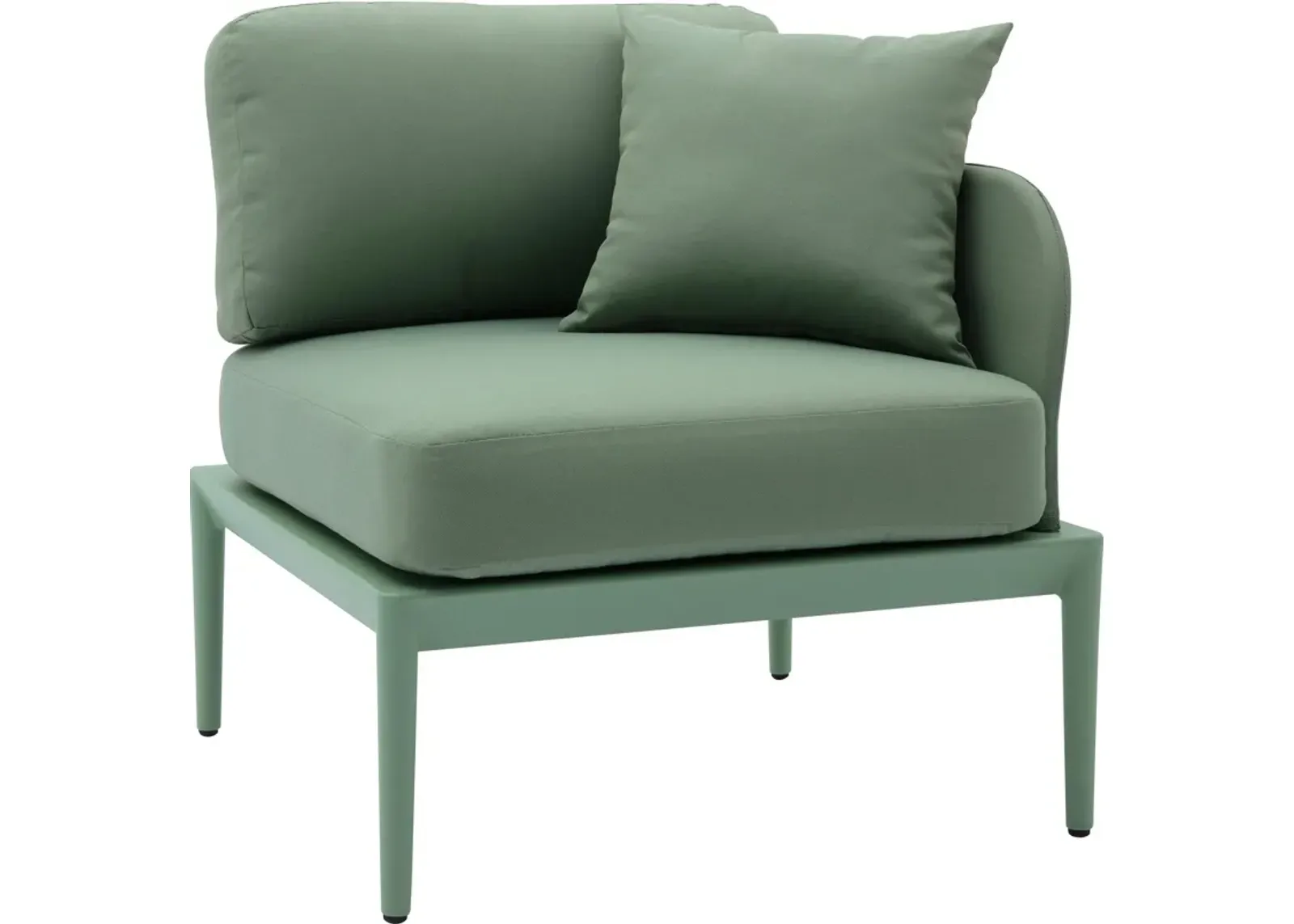 Vancouver Outdoor Right Arm Facing Chair  - Green