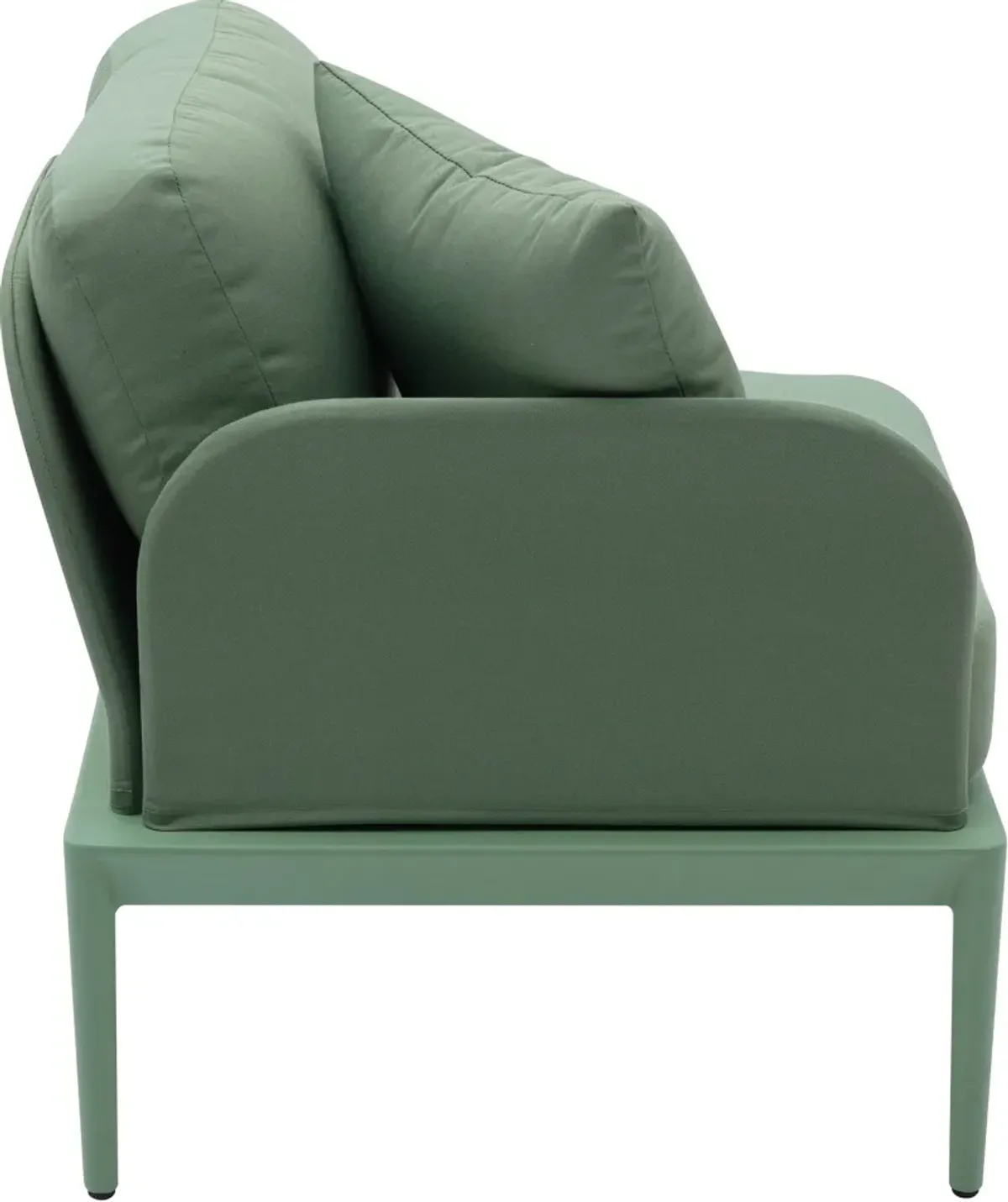 Vancouver Outdoor Left Arm Facing Chair - Green