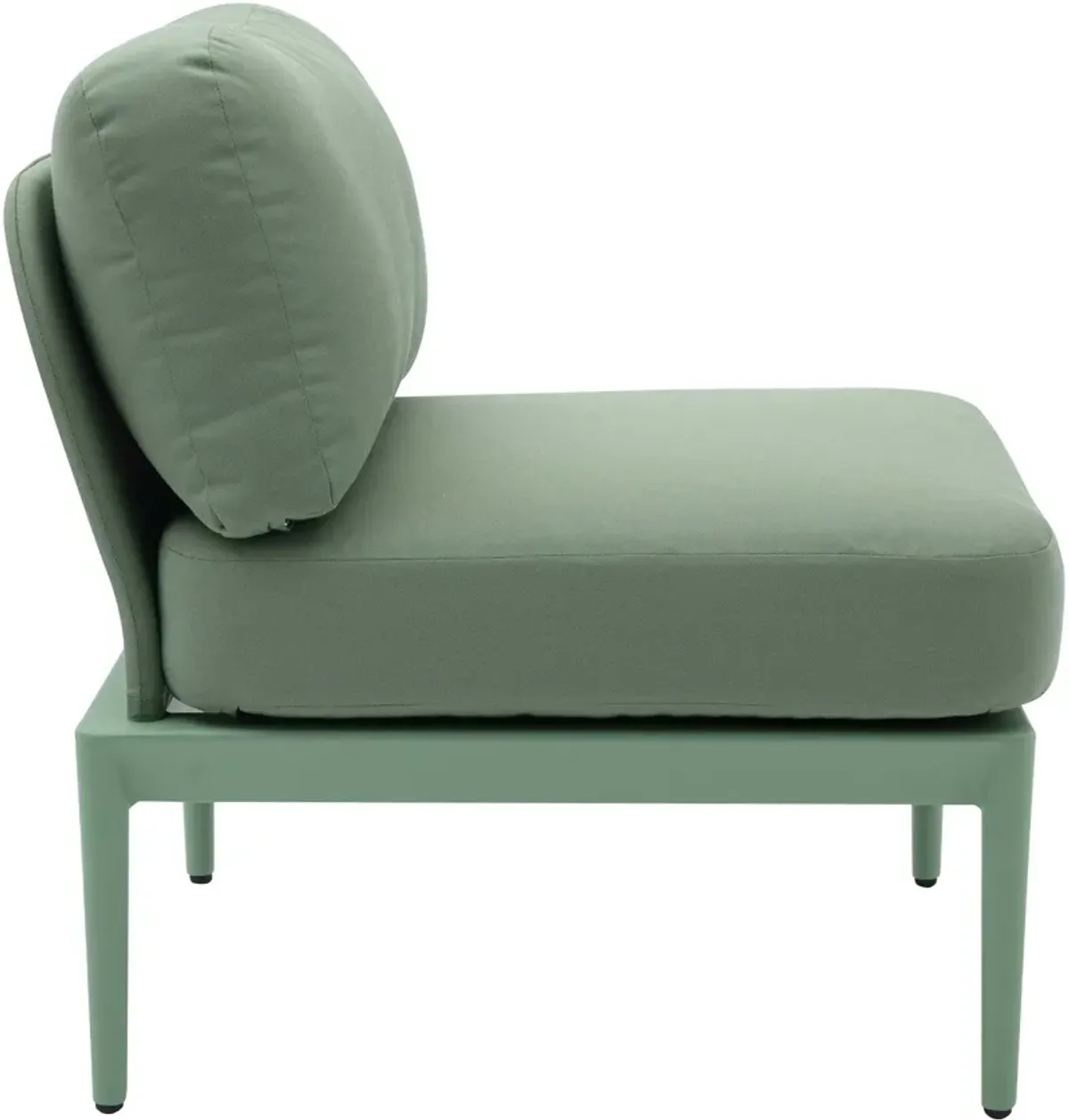 Vancouver Outdoor Armless Chair - Green