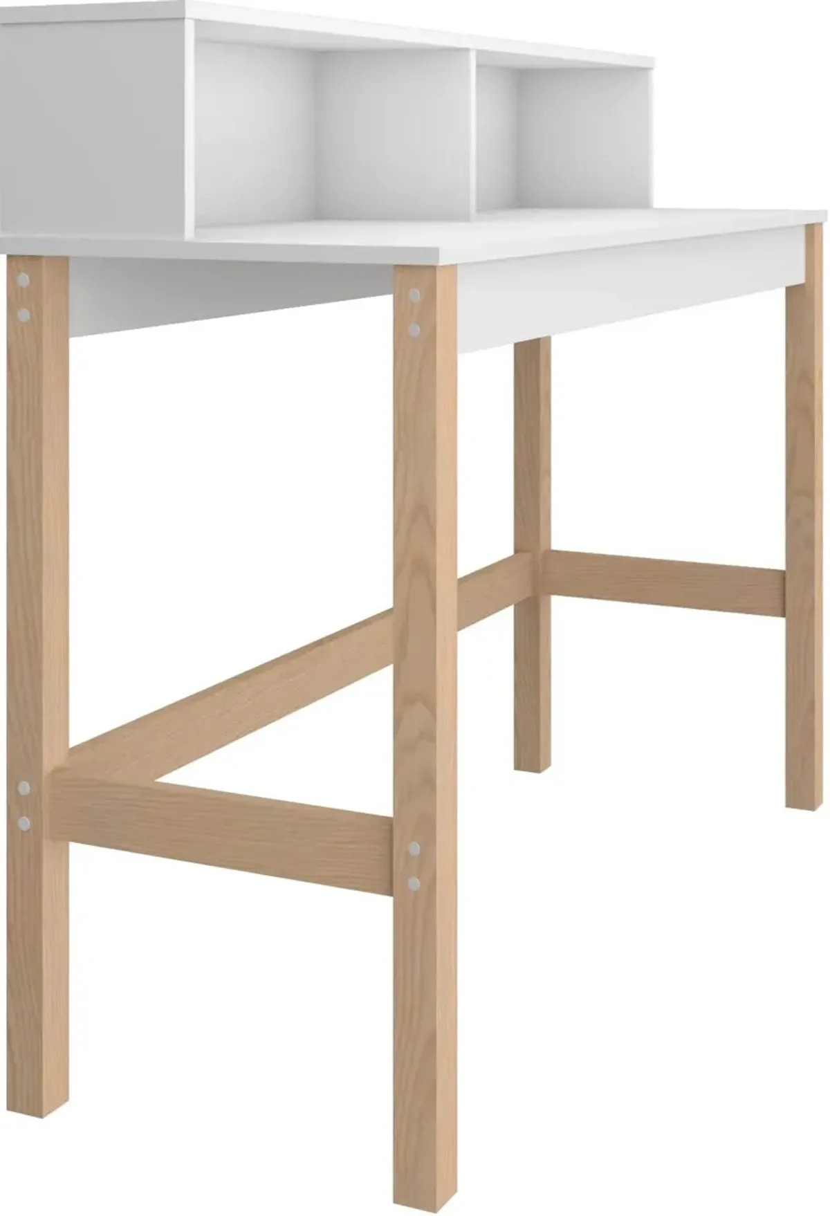 Eiffel Desk - White/Oak