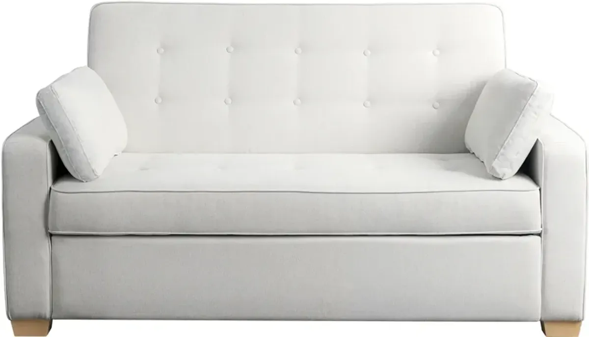 Serta Westly Queen Convertible Sofa Bed - Cream