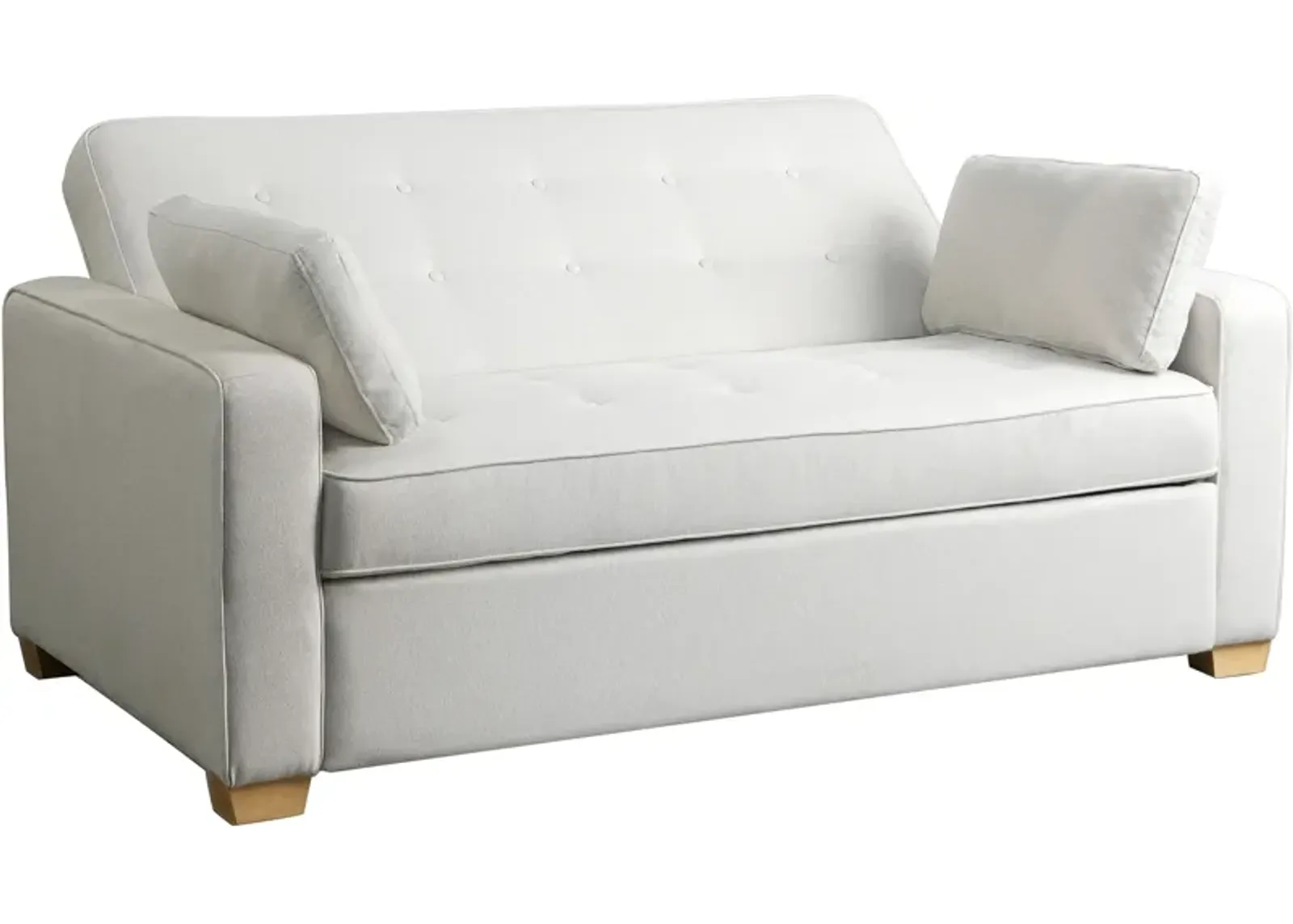 Serta Westly Queen Convertible Sofa Bed - Cream