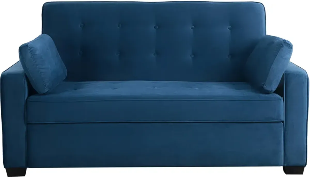 Serta Westly Queen Convertible Sofa Bed - Navy