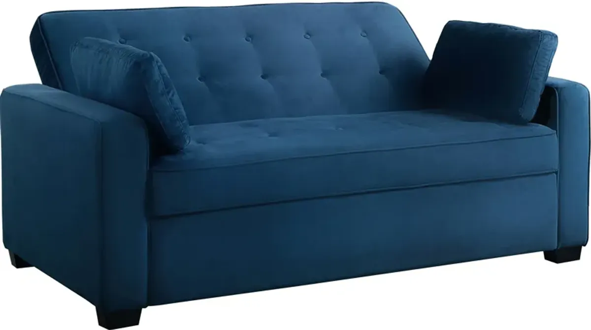 Serta Westly Queen Convertible Sofa Bed - Navy