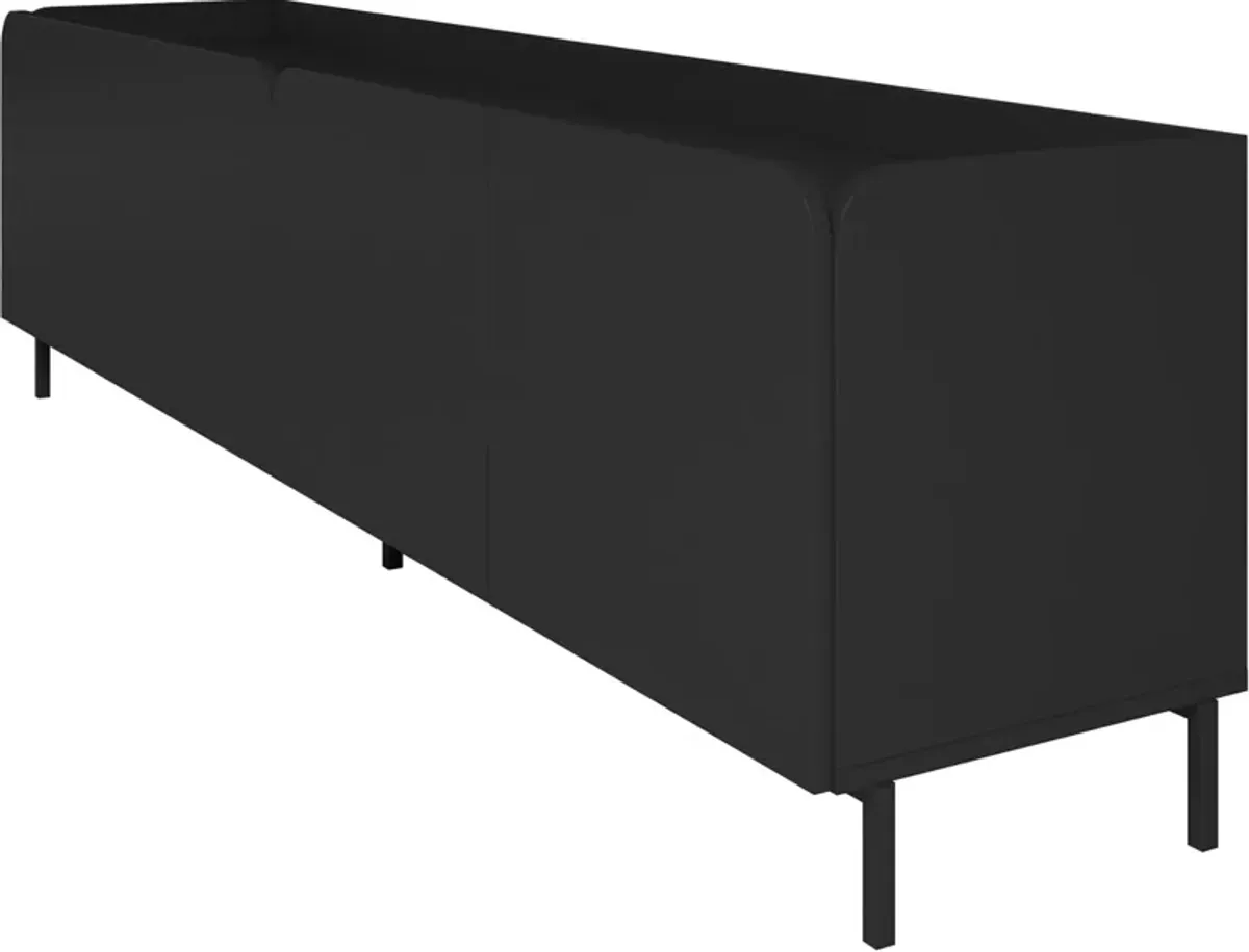 Duane 71" TV Stand - Black