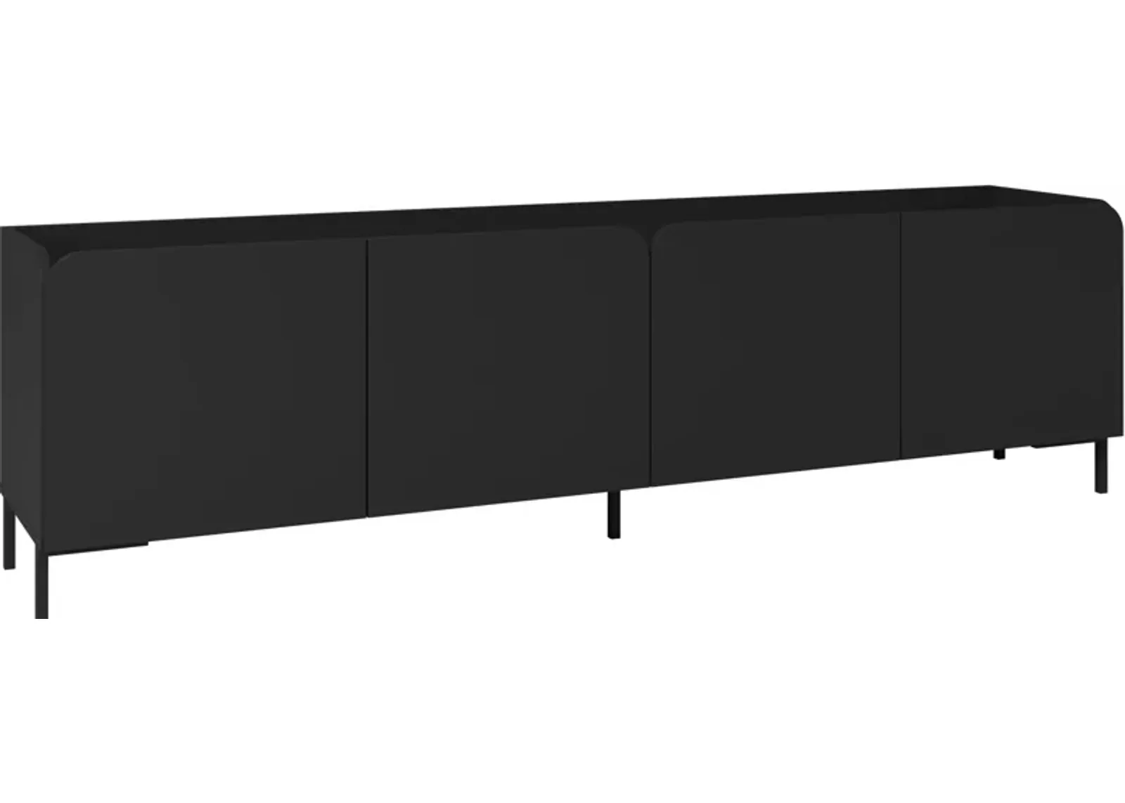 Duane 71" TV Stand - Black