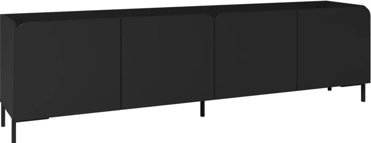 Duane 71" TV Stand - Black