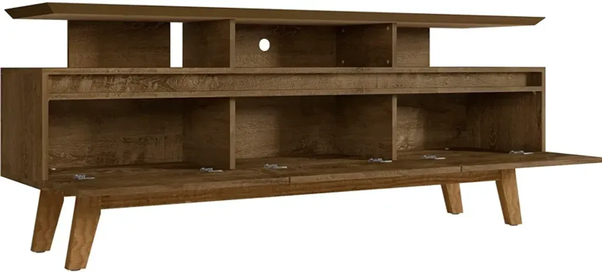 Valor 71" TV Stand - Rustic Brown