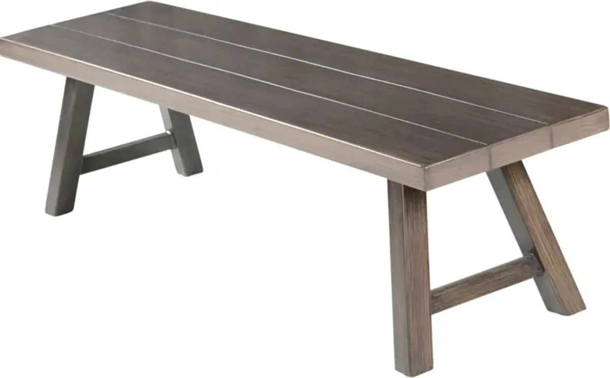 Caribbean Outdoor Dining Bench