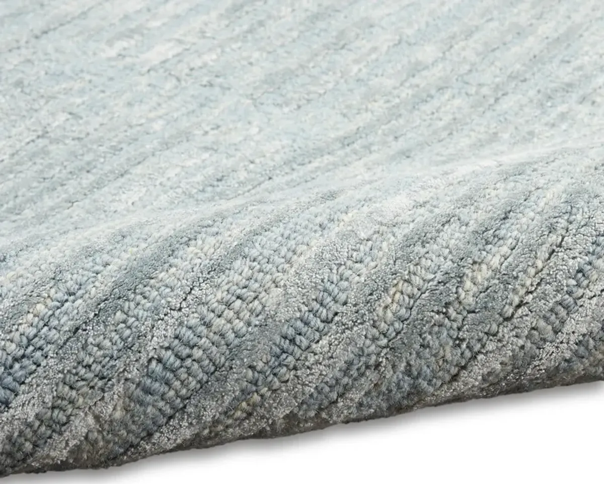 Linnea 9' x 12' Area Rug - Light Blue