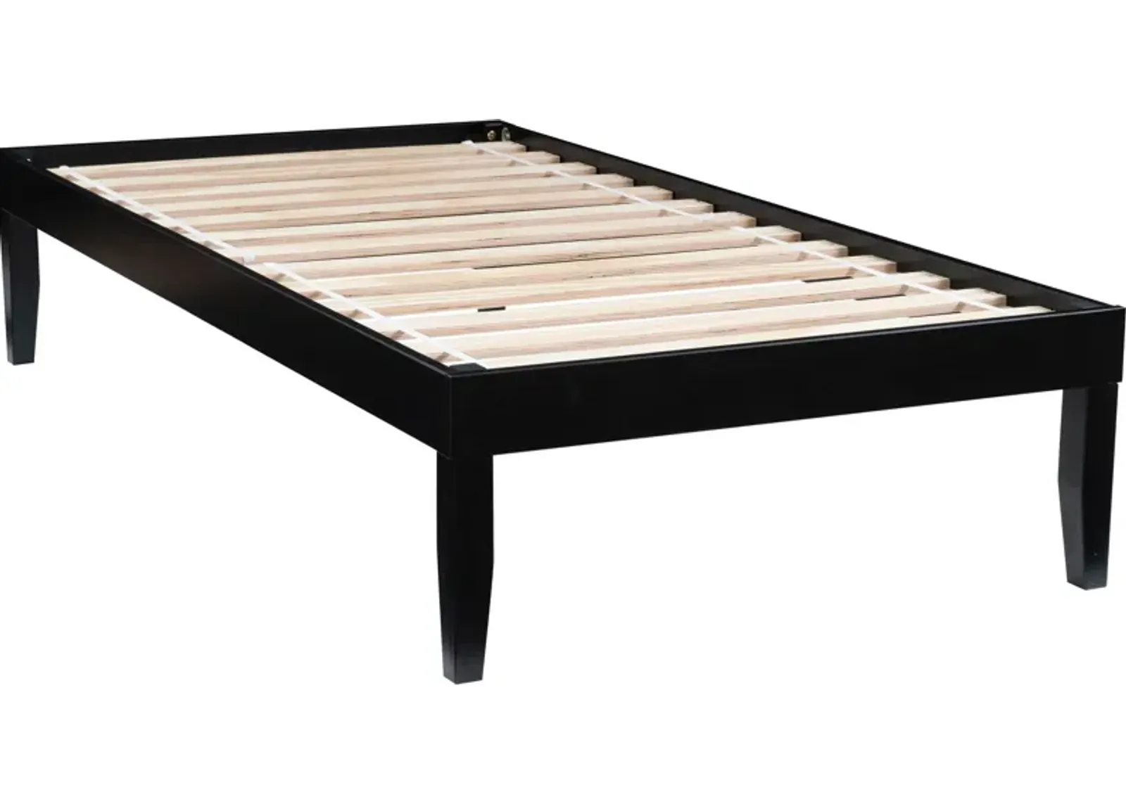 Elna Twin Platform Bed - Black